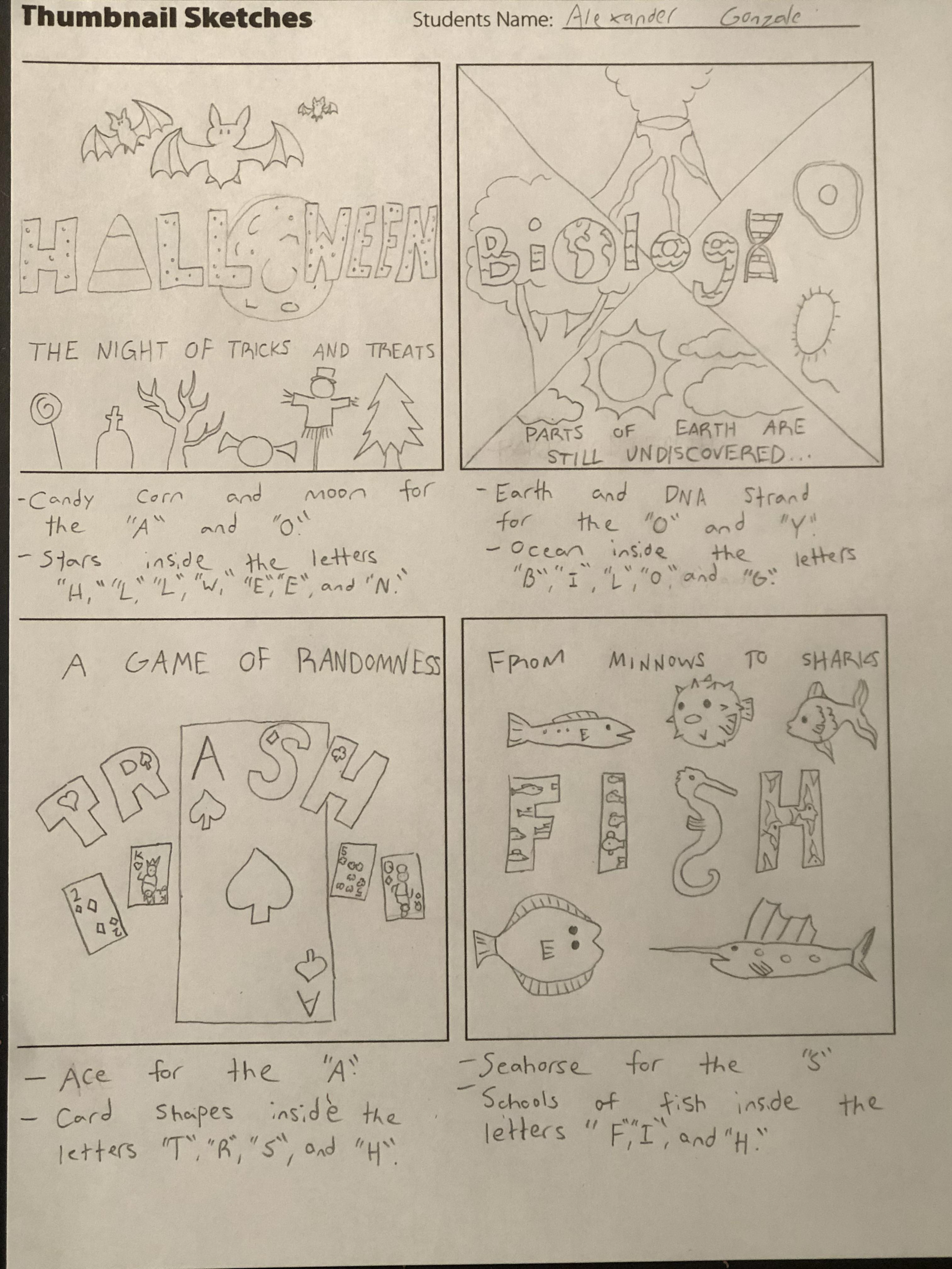 Step 1: Sketches