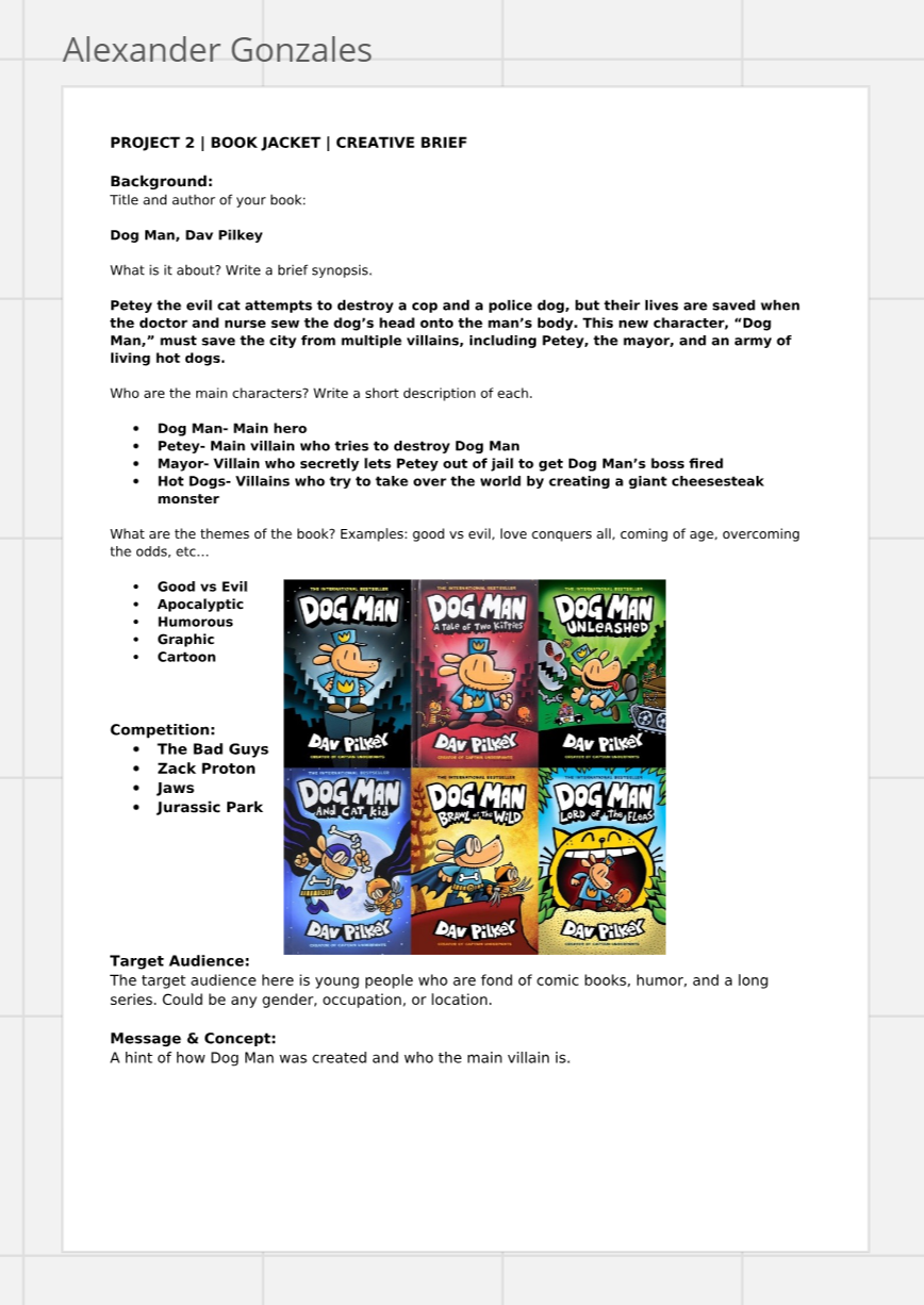 Step 1: Creative Brief