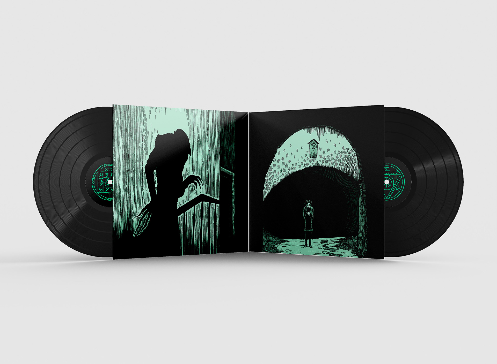 Nosferatu soundtrack gatefold mockup (Digital, 2026)