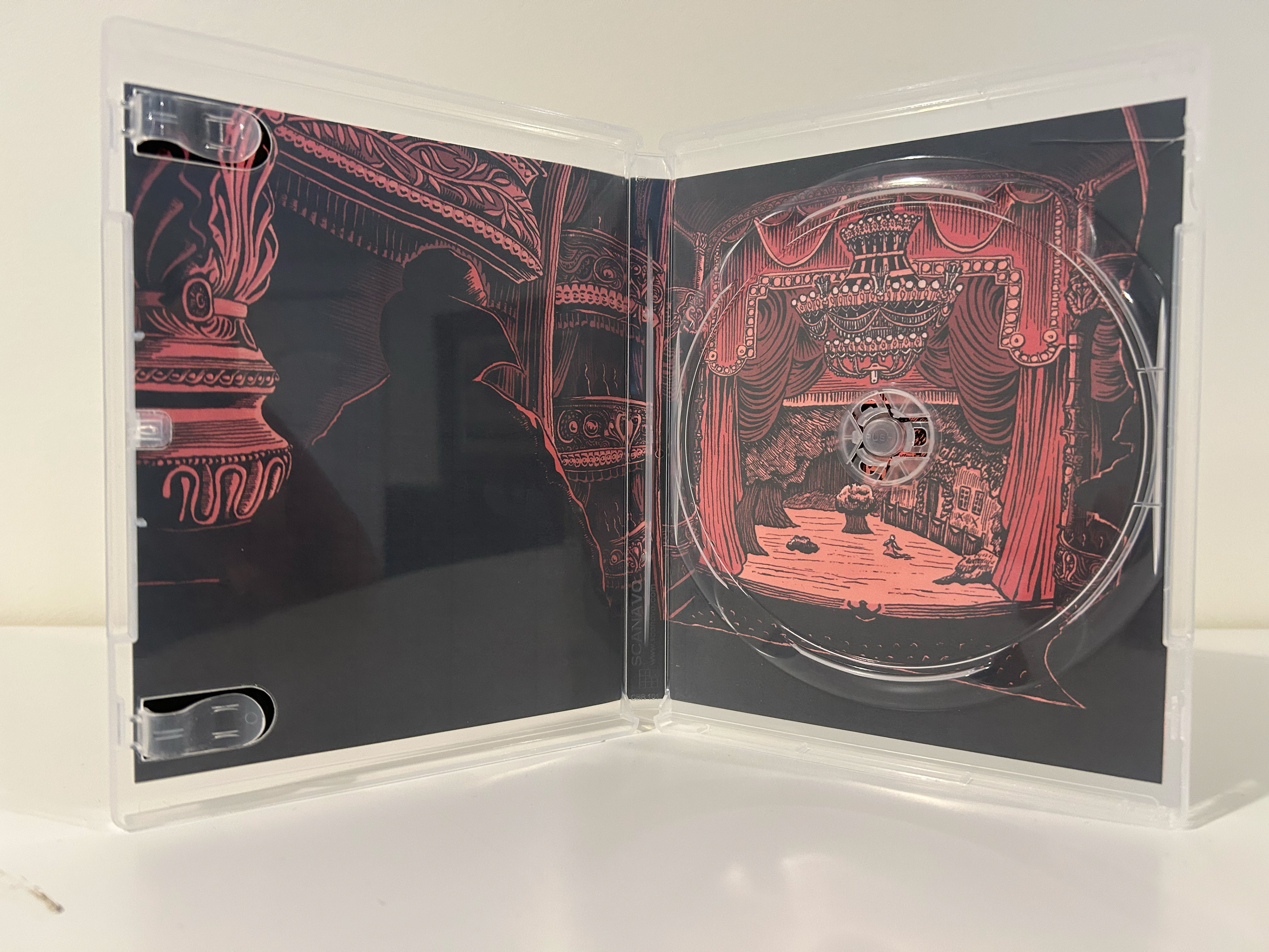 The Phantom of the Opera Blu-ray mockup, interior view (2026)