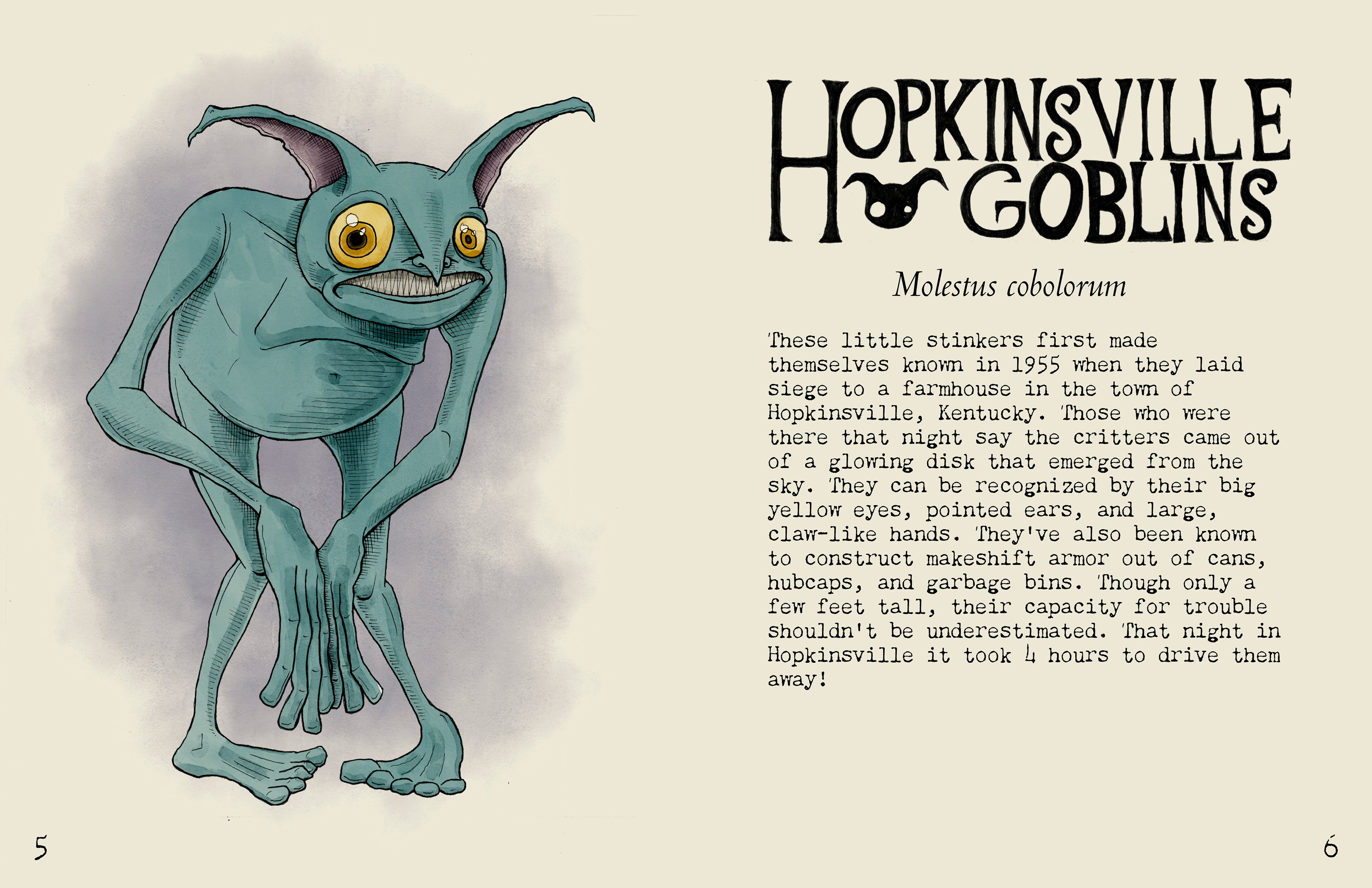 Hopkinsville Goblin (Ink and Digital, 2024)