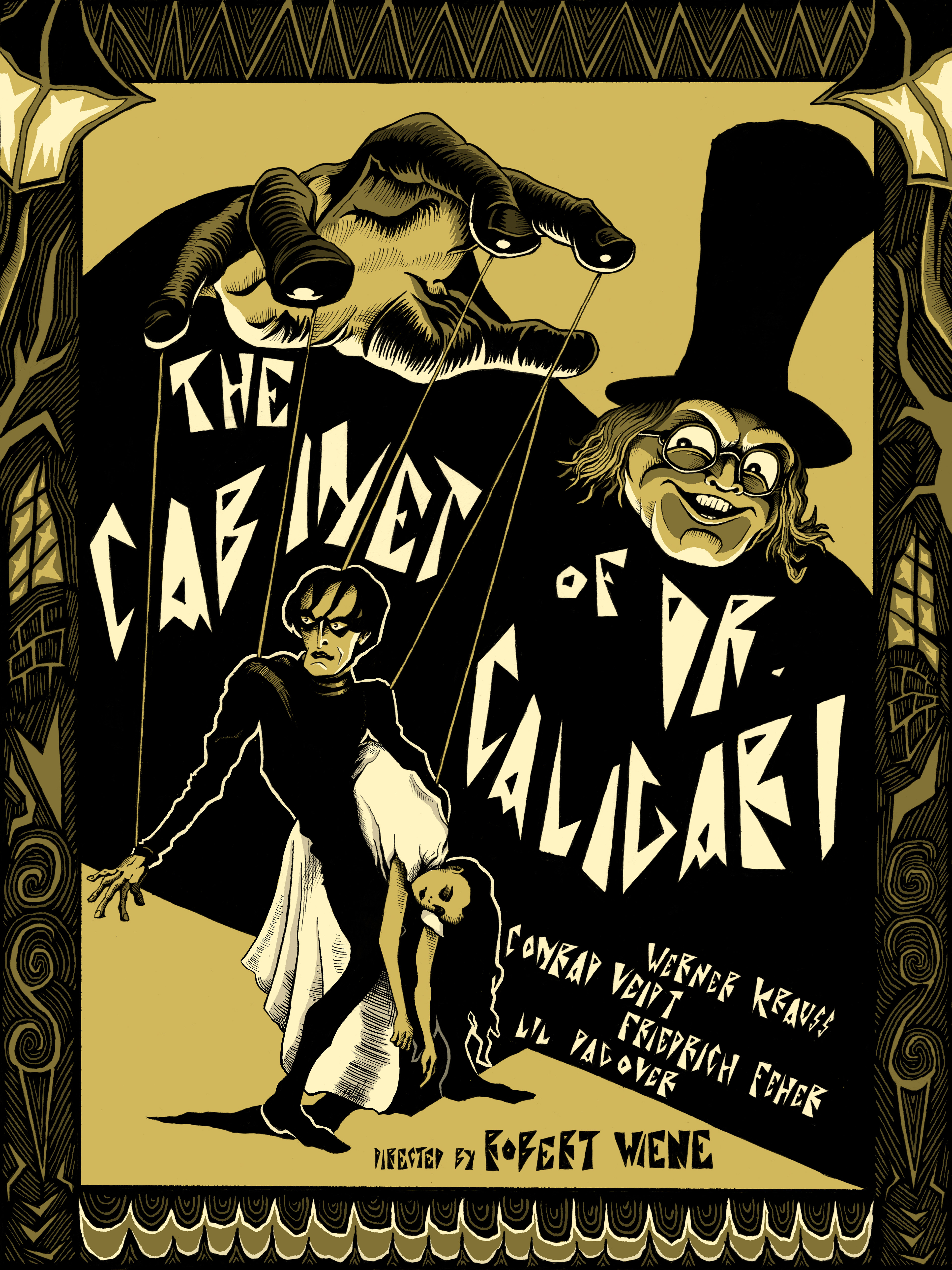 The Cabinet of Dr. Caligari (Ink and Digital, 2025)