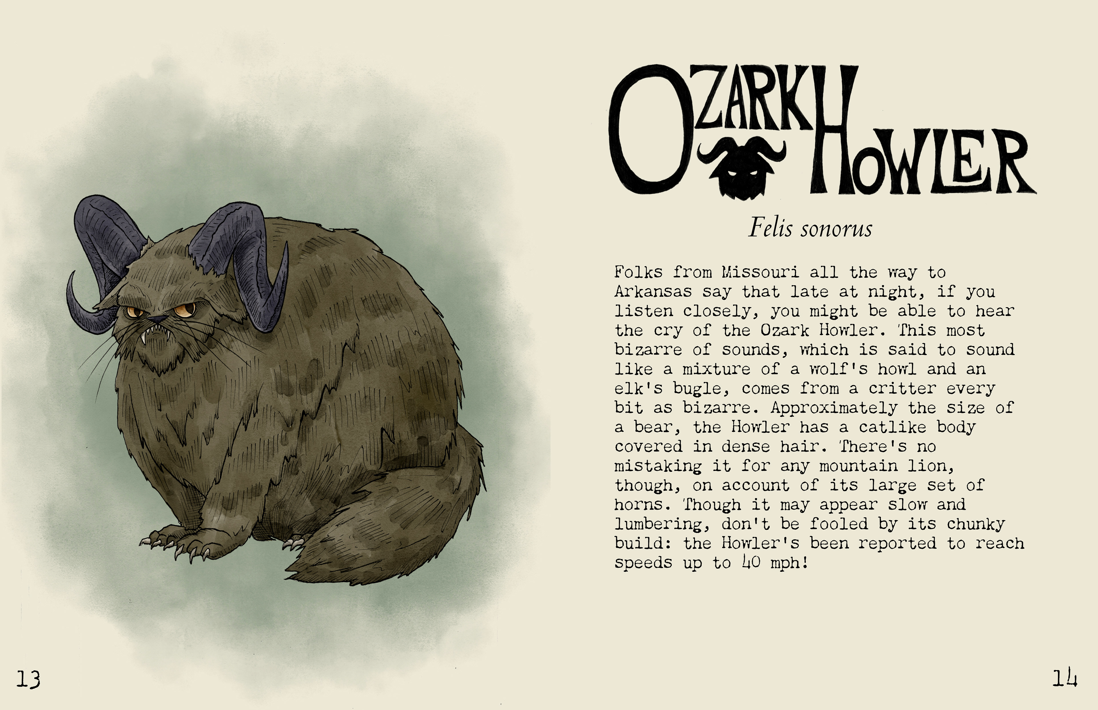 Ozark Howler (Ink and Digital, 2024)