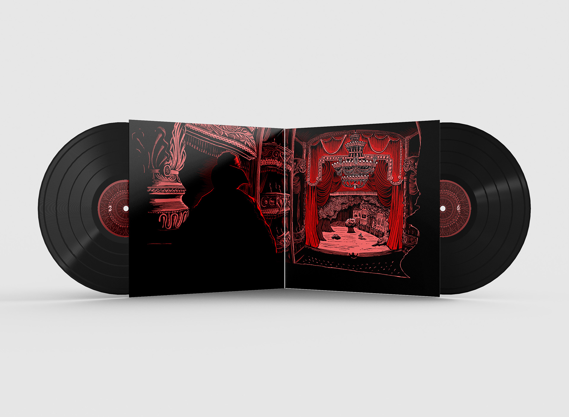 The Phantom of the Opera soundtrack gatefold mockup (Digital, 2026)