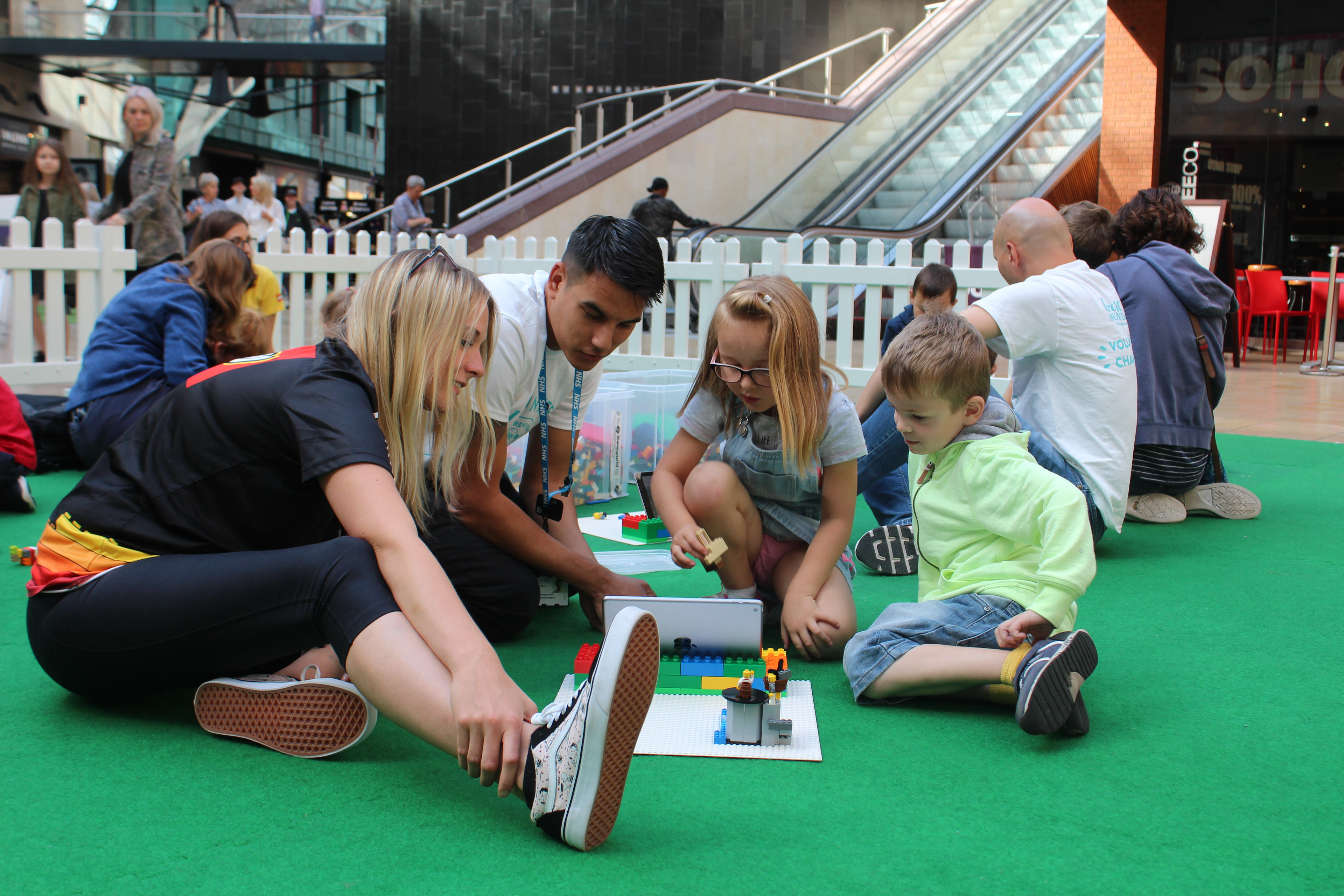 NHS Play therapists came to help