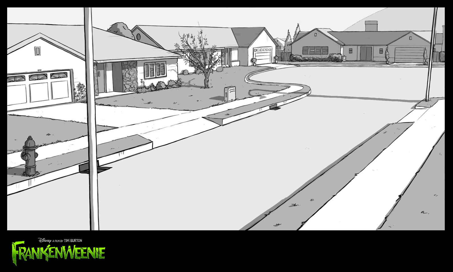 Left side fo the street