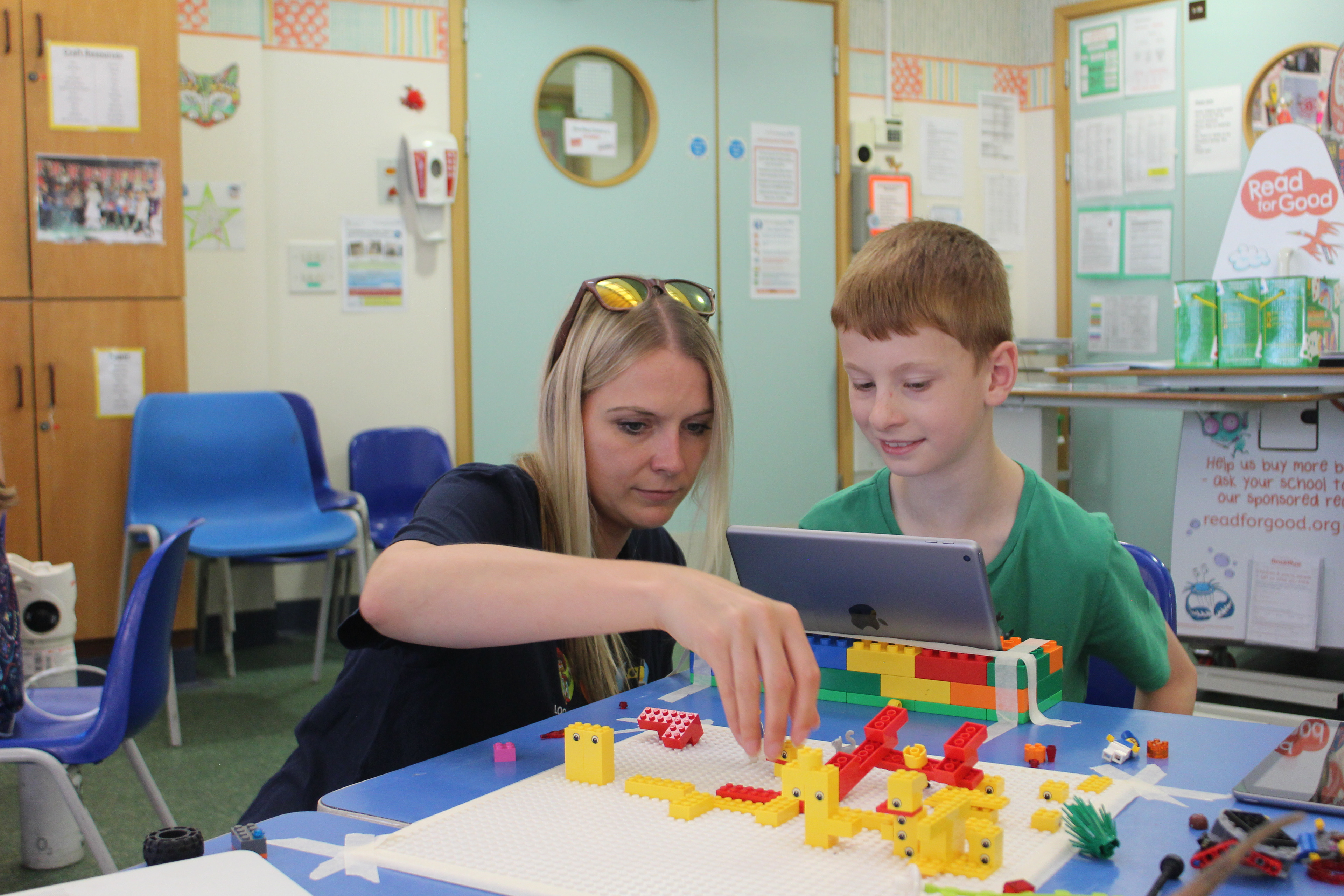 Teaching at the children's hospital 