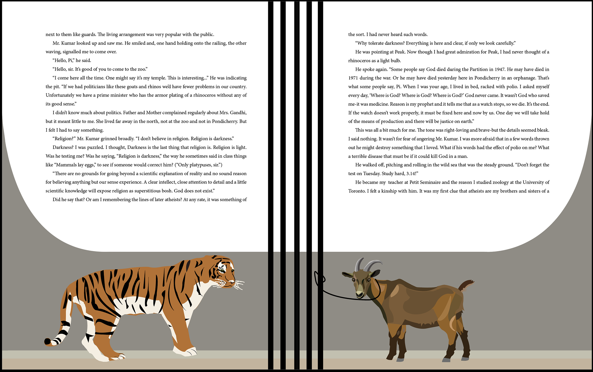Life of Pi Book Illustrations