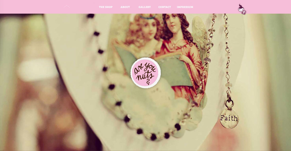 Webdesign für Nuts & Pearls von Claudia Siegert