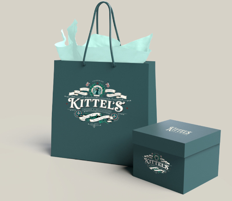 Branding für Kittels - Fine British Goods in Hamburg von Claudia Siegert