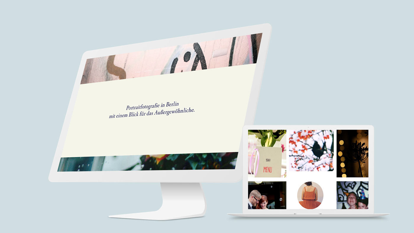 Webdesign für die Fotografin Kristina Frick von Claudia Siegert