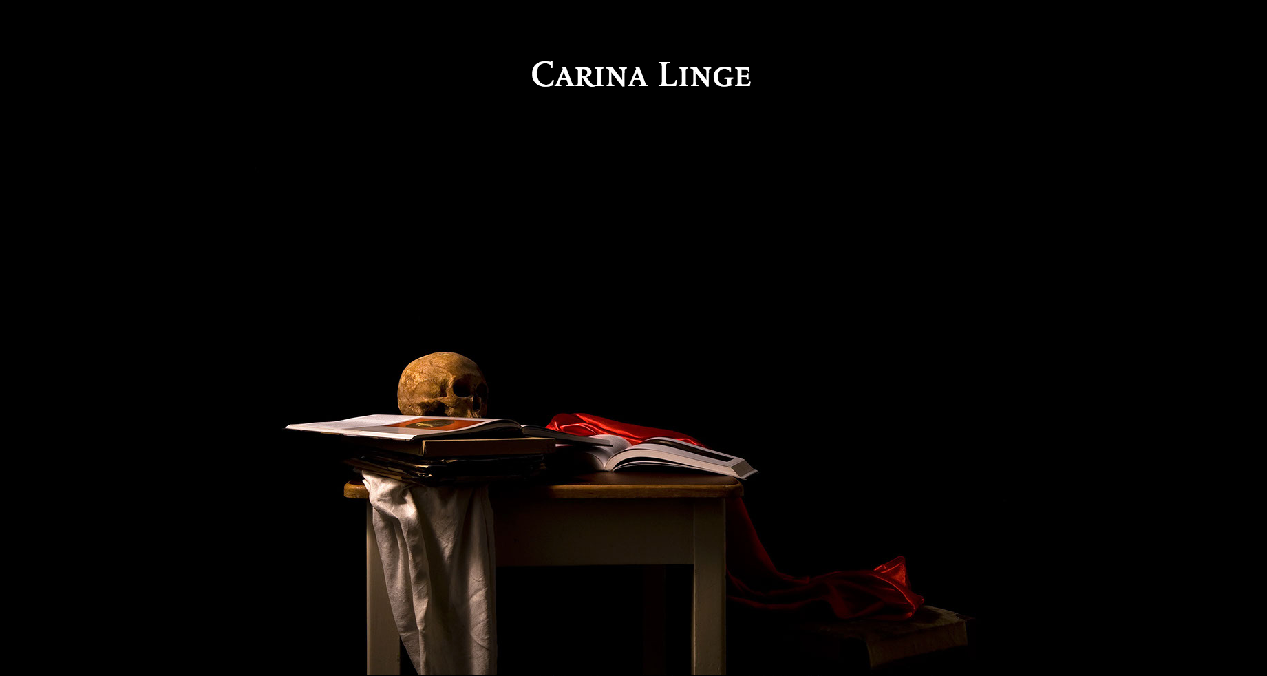 Webdesign für die Fotografin Carina Linge von Claudia Siegert