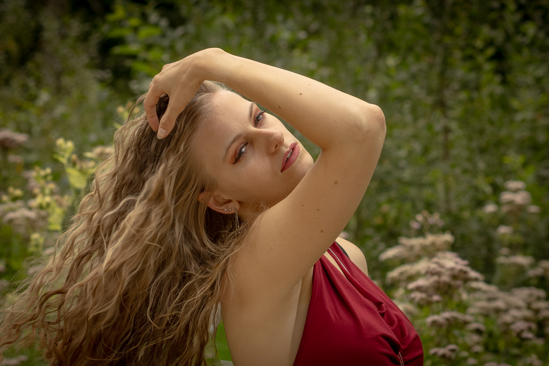 Portretshoot in de natuur – Kaitlyn in Vrieselhof, Ranst