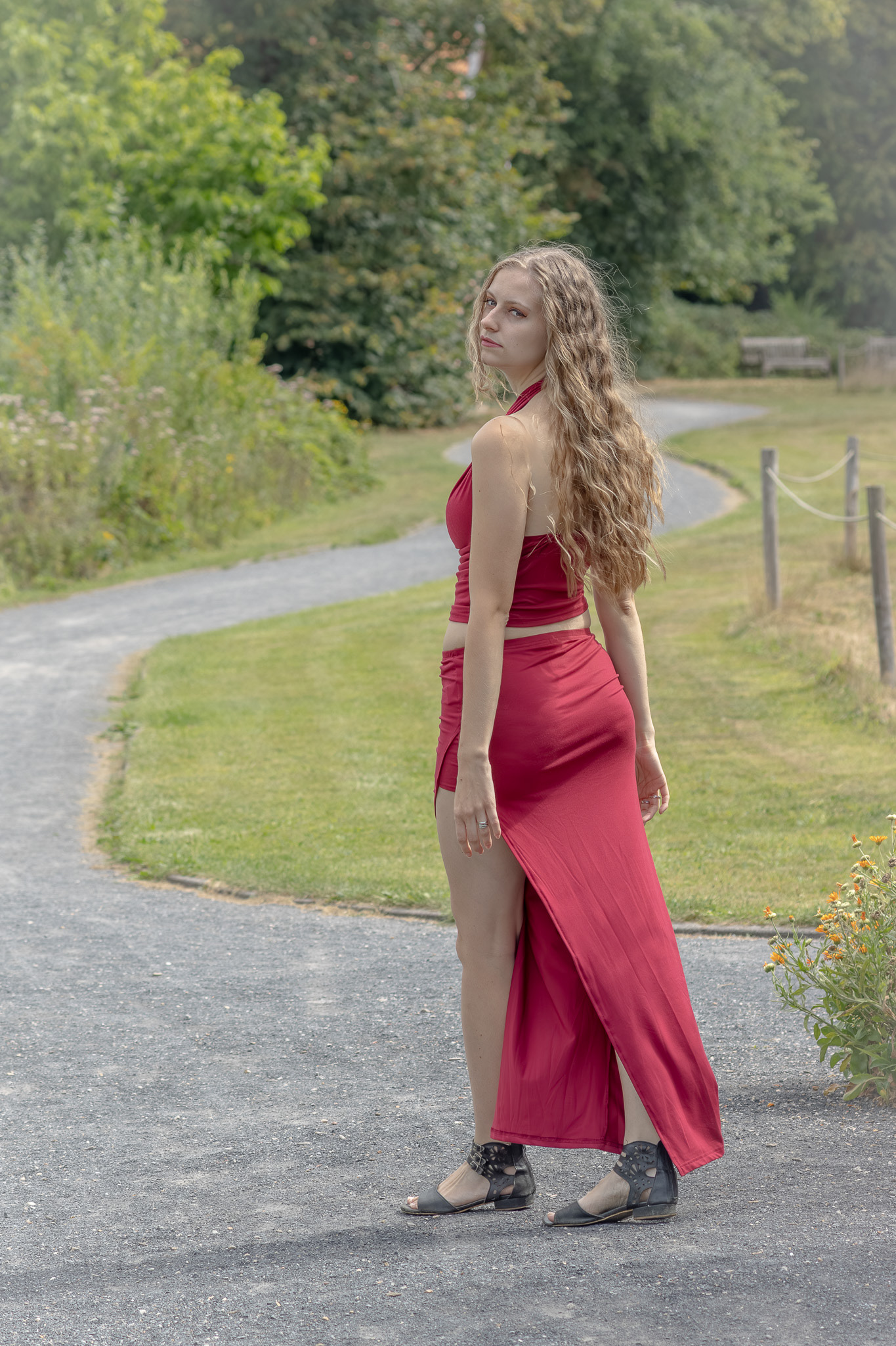 Portretshoot in de natuur – Kaitlyn in Vrieselhof, Ranst