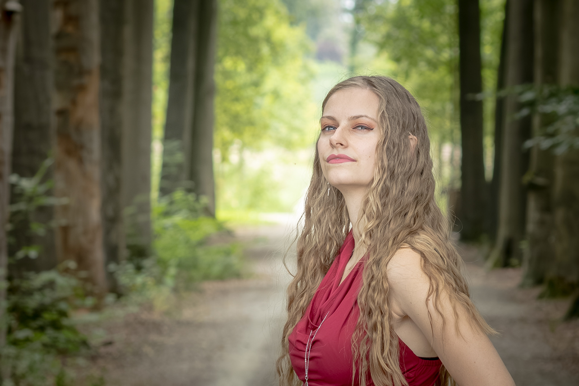 Portretshoot in de natuur – Kaitlyn in Vrieselhof, Ranst