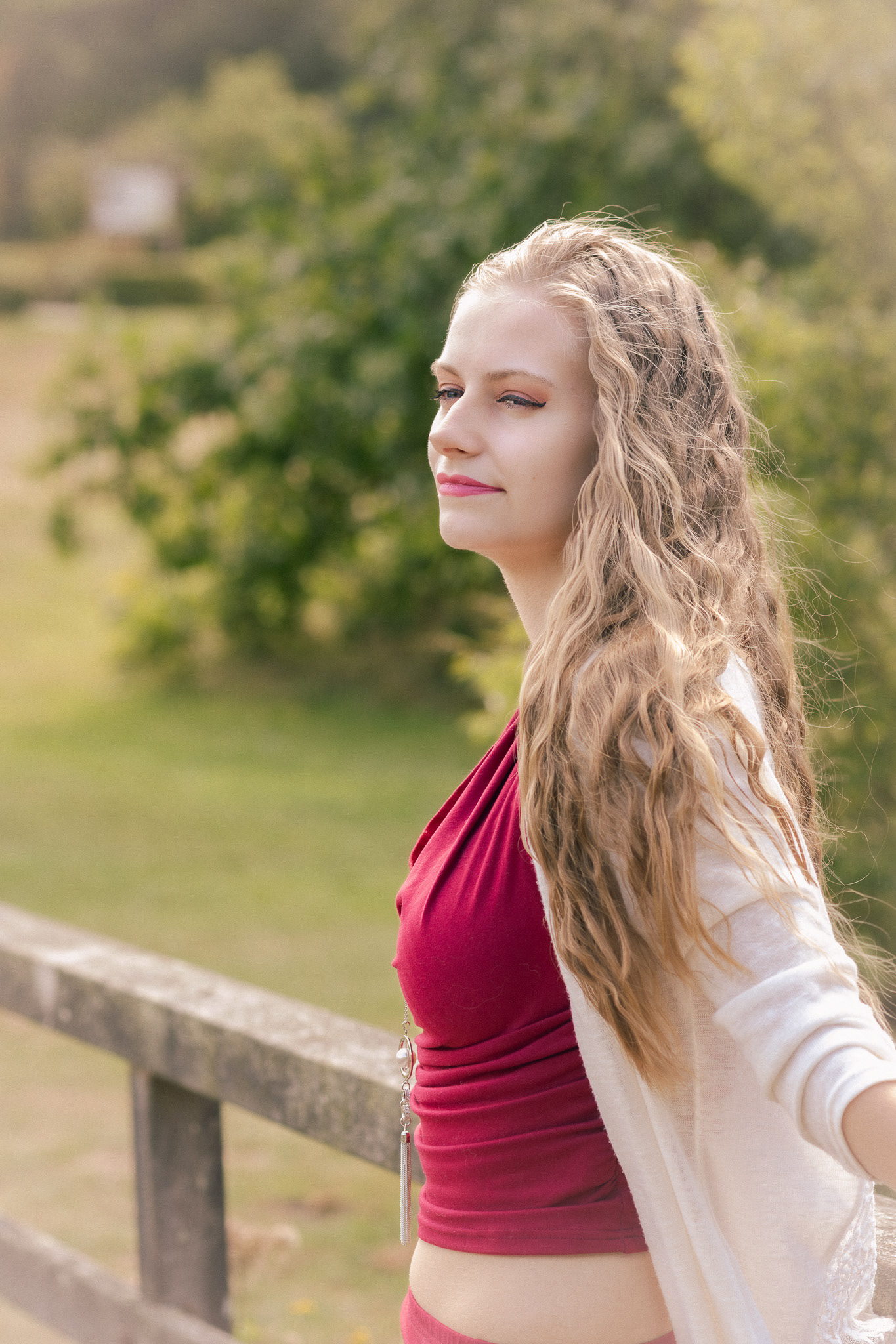 Portretshoot in de natuur – Kaitlyn in Vrieselhof, Ranst