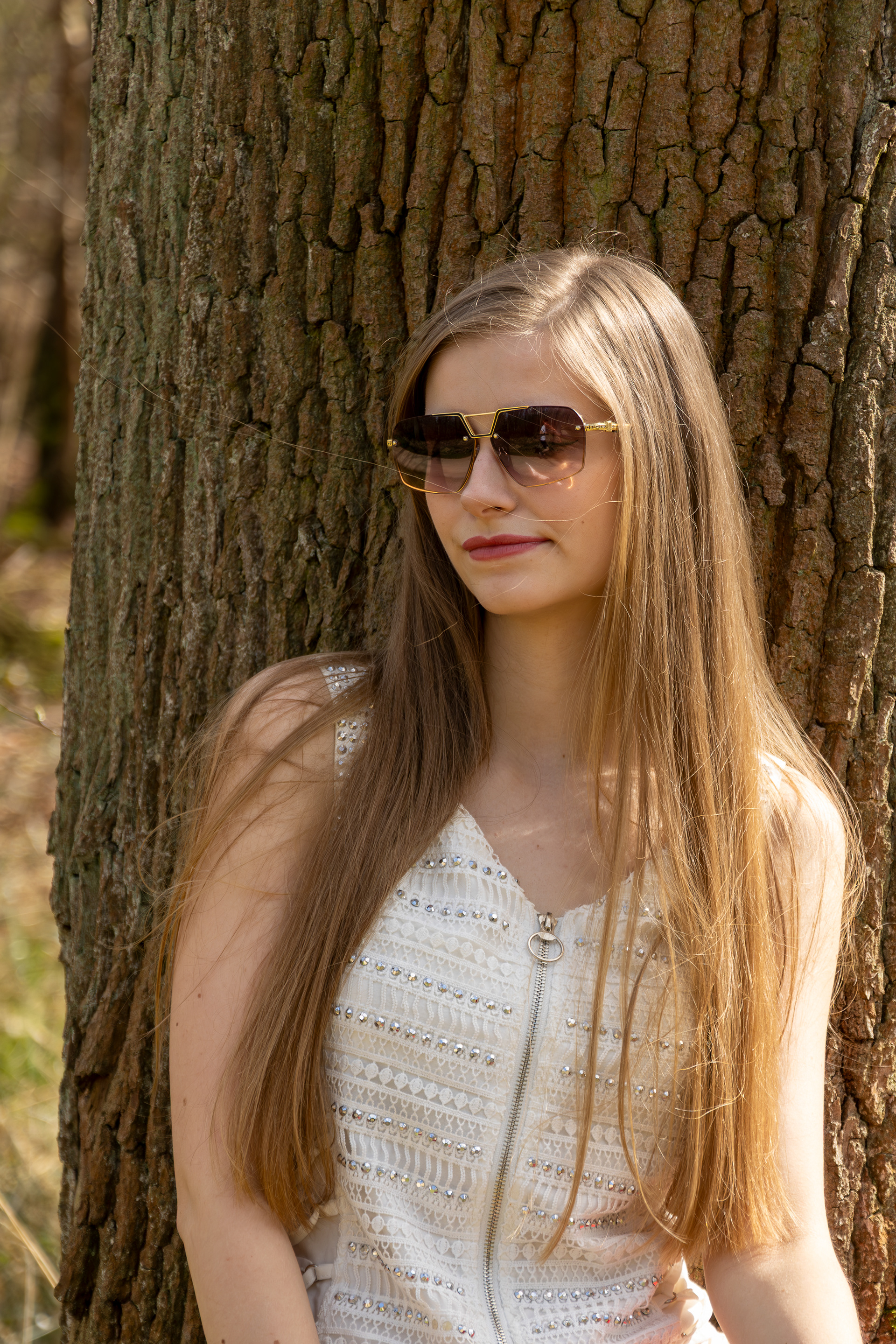 Portretshoot in de natuur – Kaitlyn in Vordenstein, Schoten