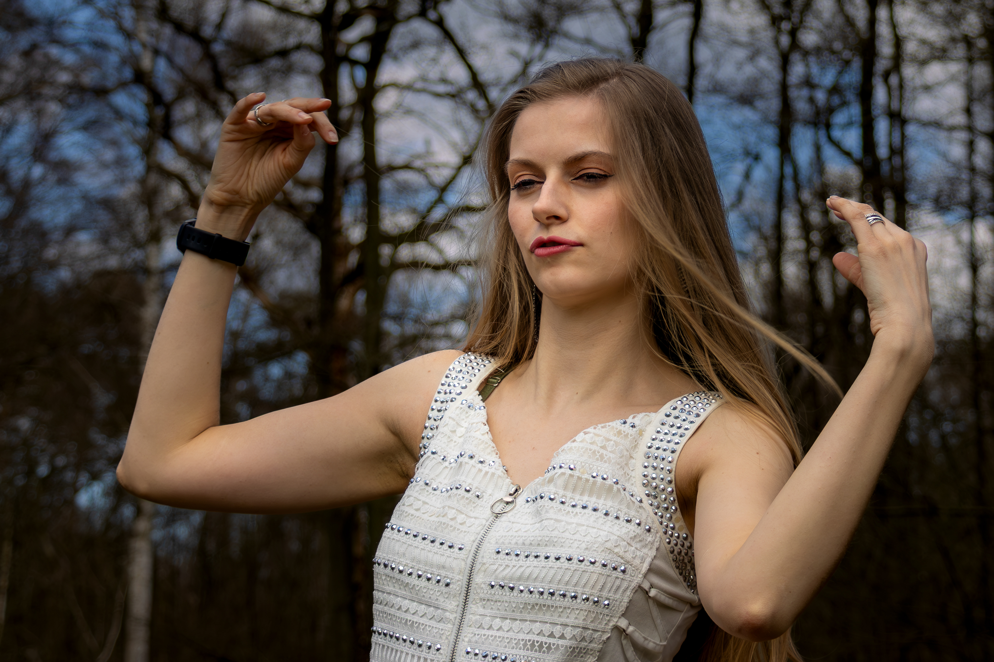 Portretshoot in de natuur – Kaitlyn in Vordenstein, Schoten