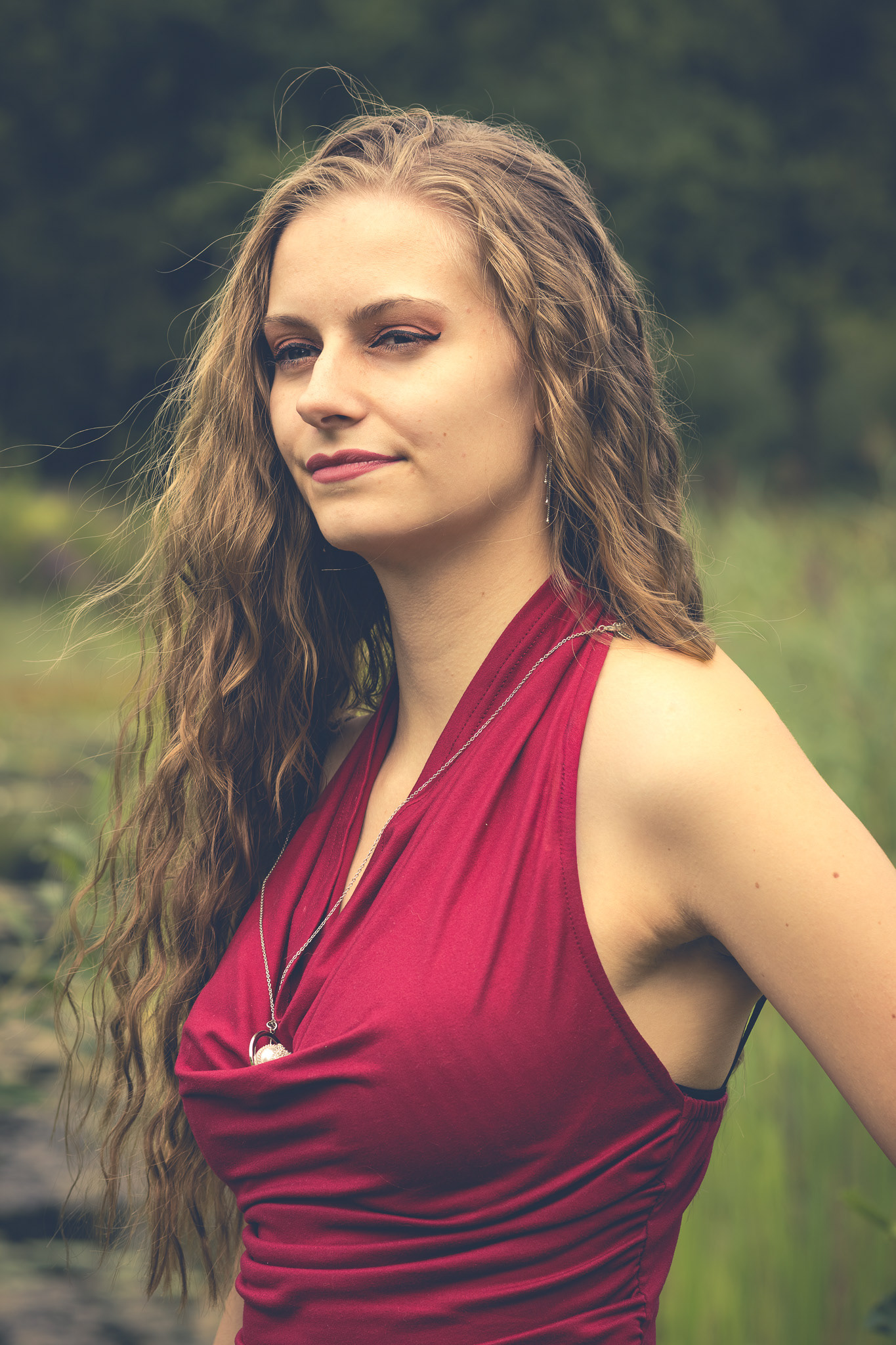 Portretshoot in de natuur – Kaitlyn in Vrieselhof, Ranst