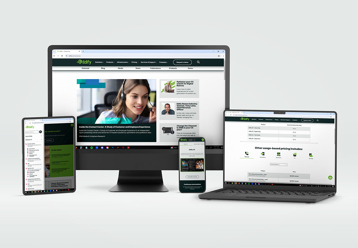 Fully responsive site design for easy accessibility