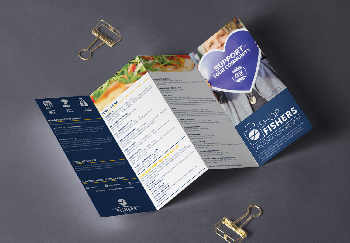 Event brochure listing participants and deals