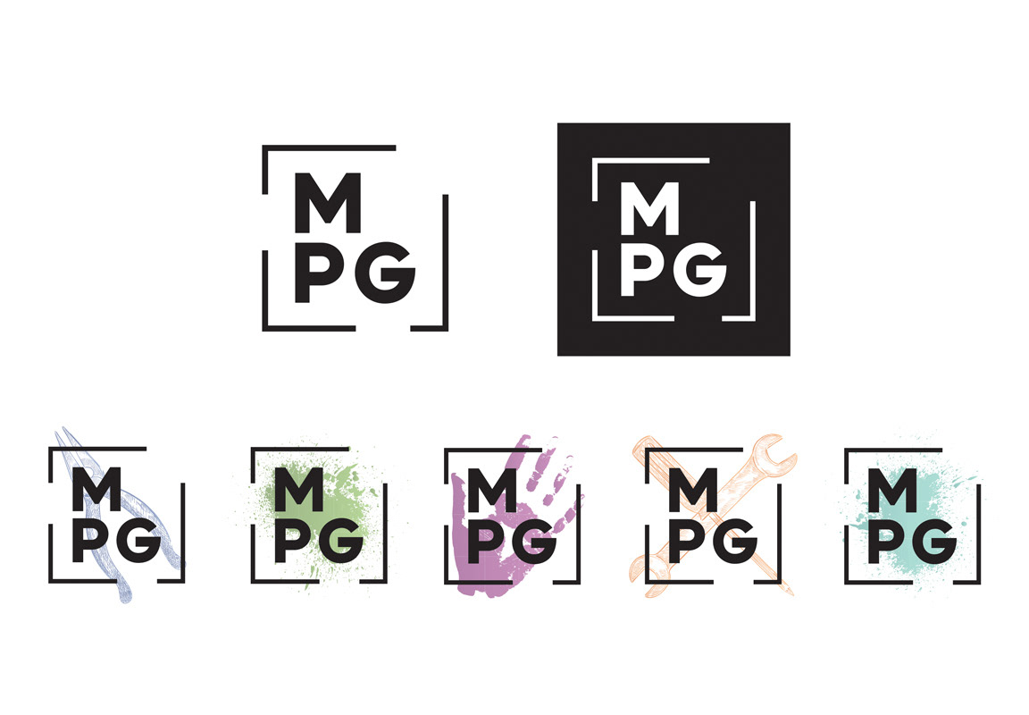 MPG icon and variants showcasing different tools and resources available