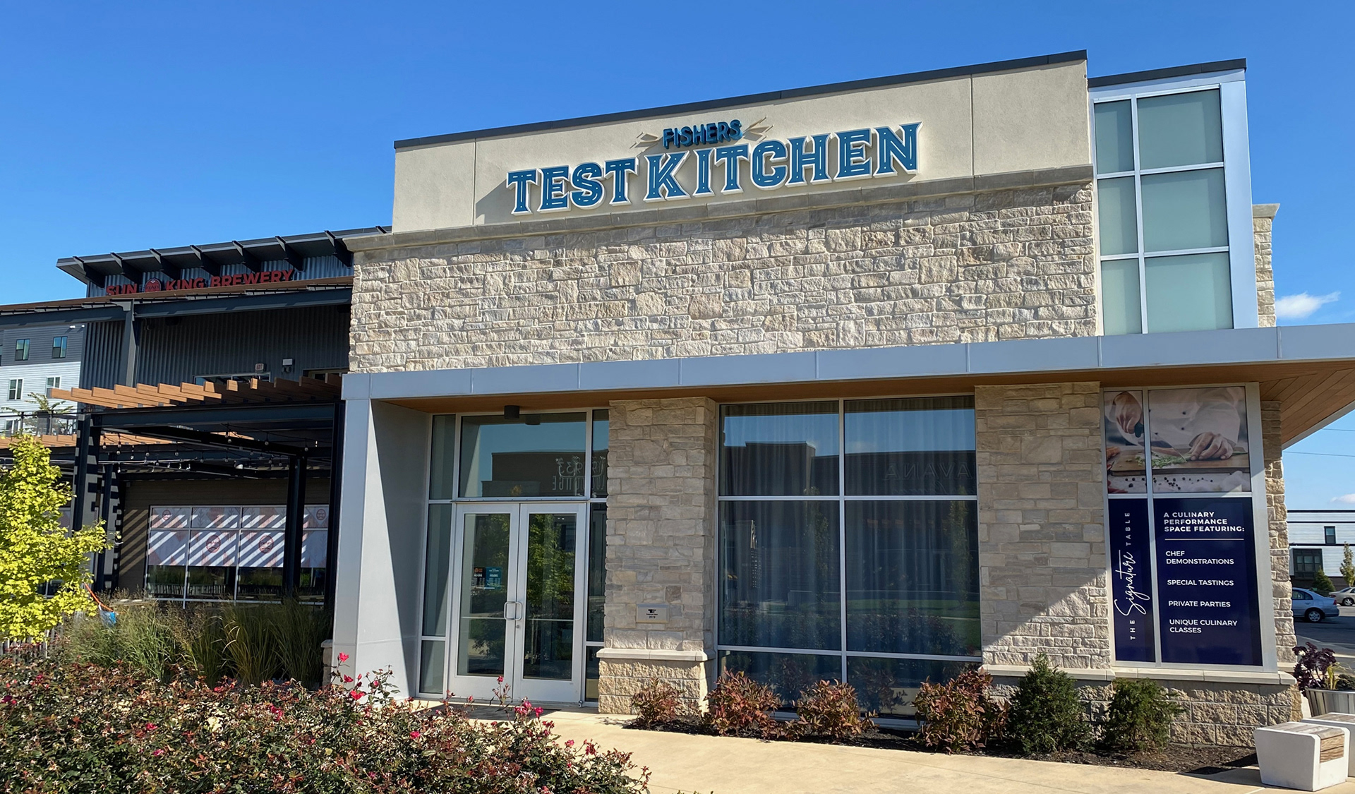 Fishers Test Kitchen exterior