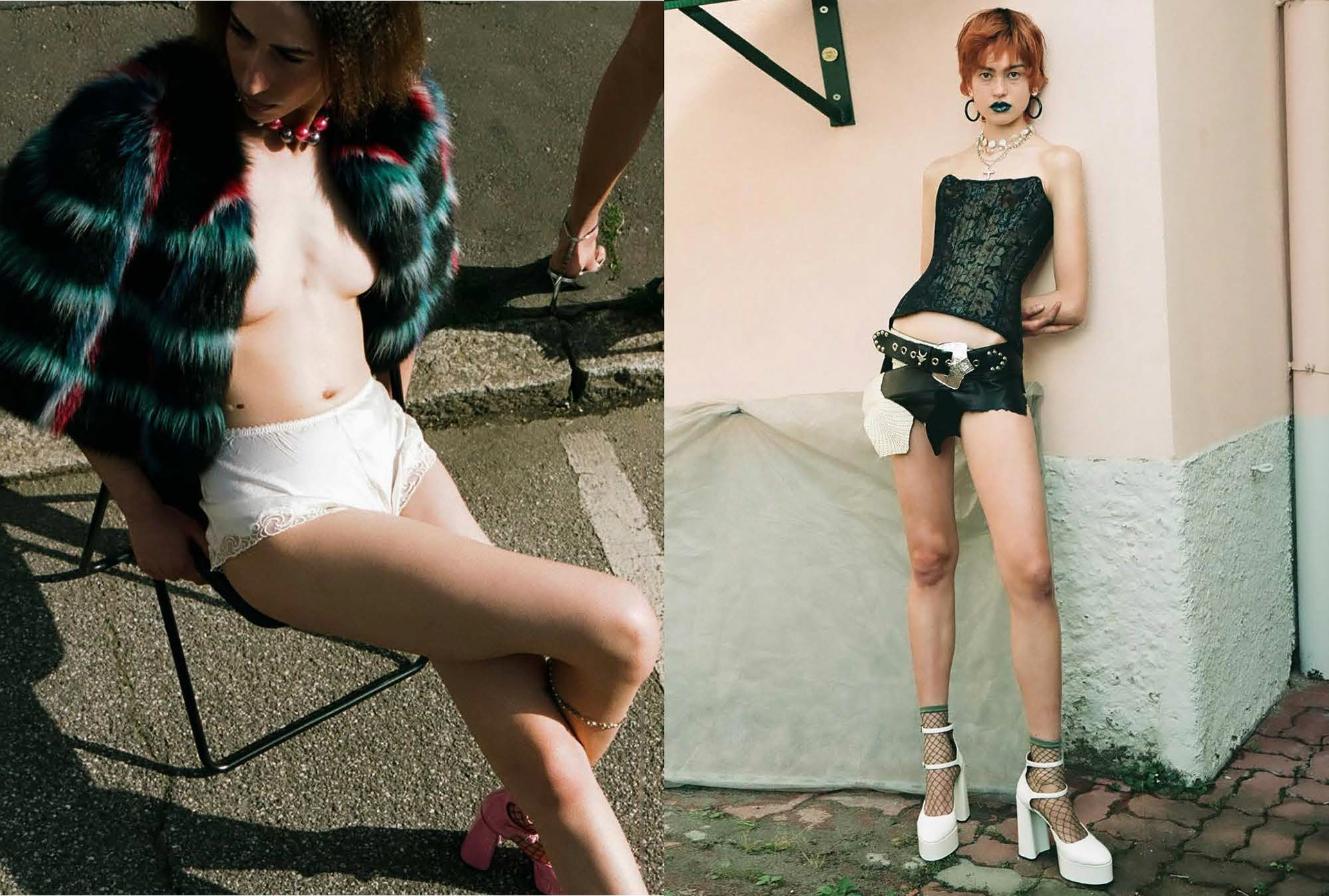 "Paint the town" Photography Cristian Martinelli Styling Marilla Rizzi Hair Stylist Marco Patti Make Up Francesca Rezzola Models Taitù, Sela, Giorgia, Sveva, Grace, Carlotta Styling Assistant Greta Scuderi Greco Photography Assistant Michele Vitale
