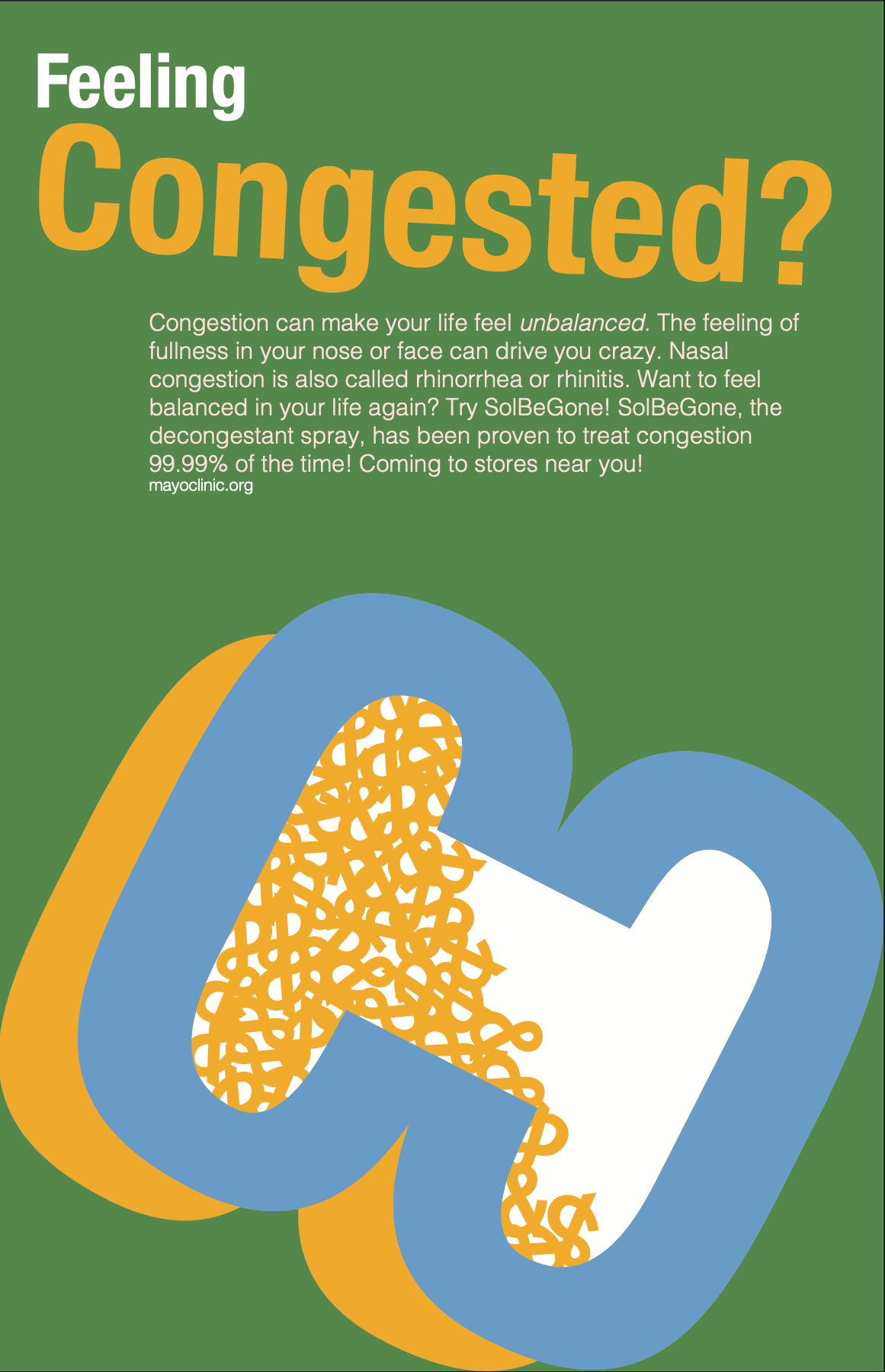 "Feeling Congested?" Flat File - Luke Solby