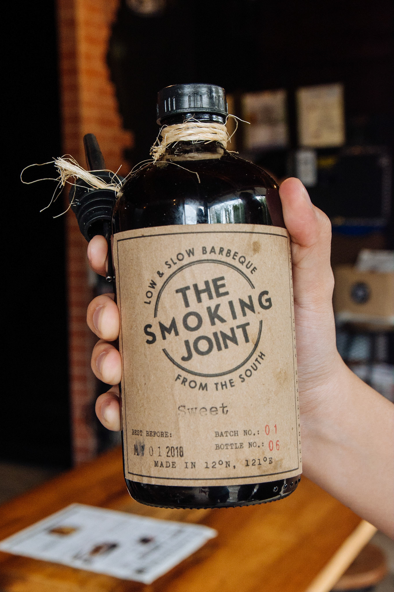 SJ's Sweet Barbeque Sauce.