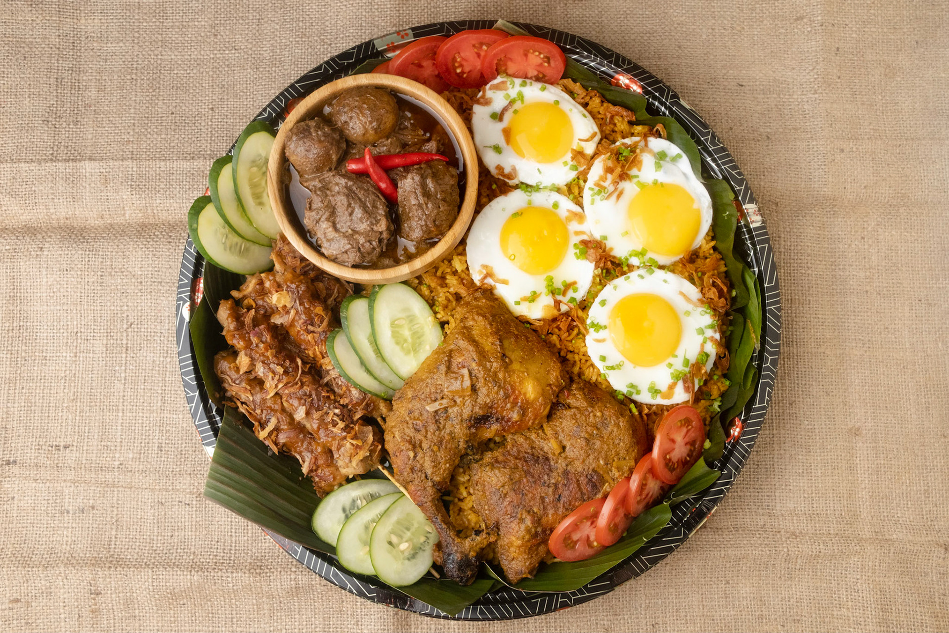 Complete Rendang Tray