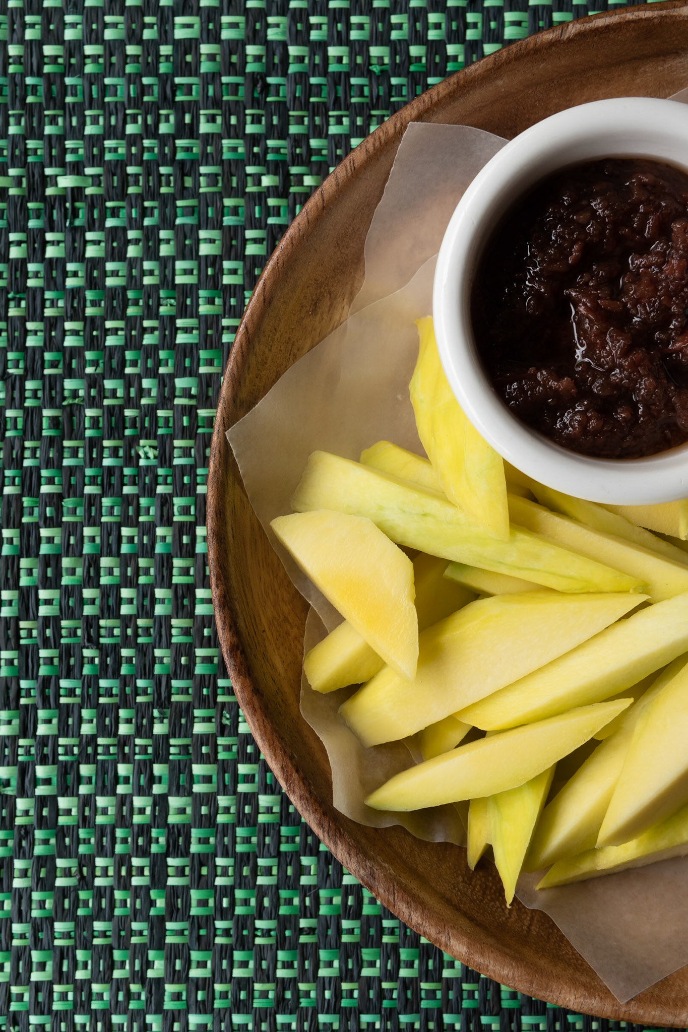 Green Mangoes and Bagoong.