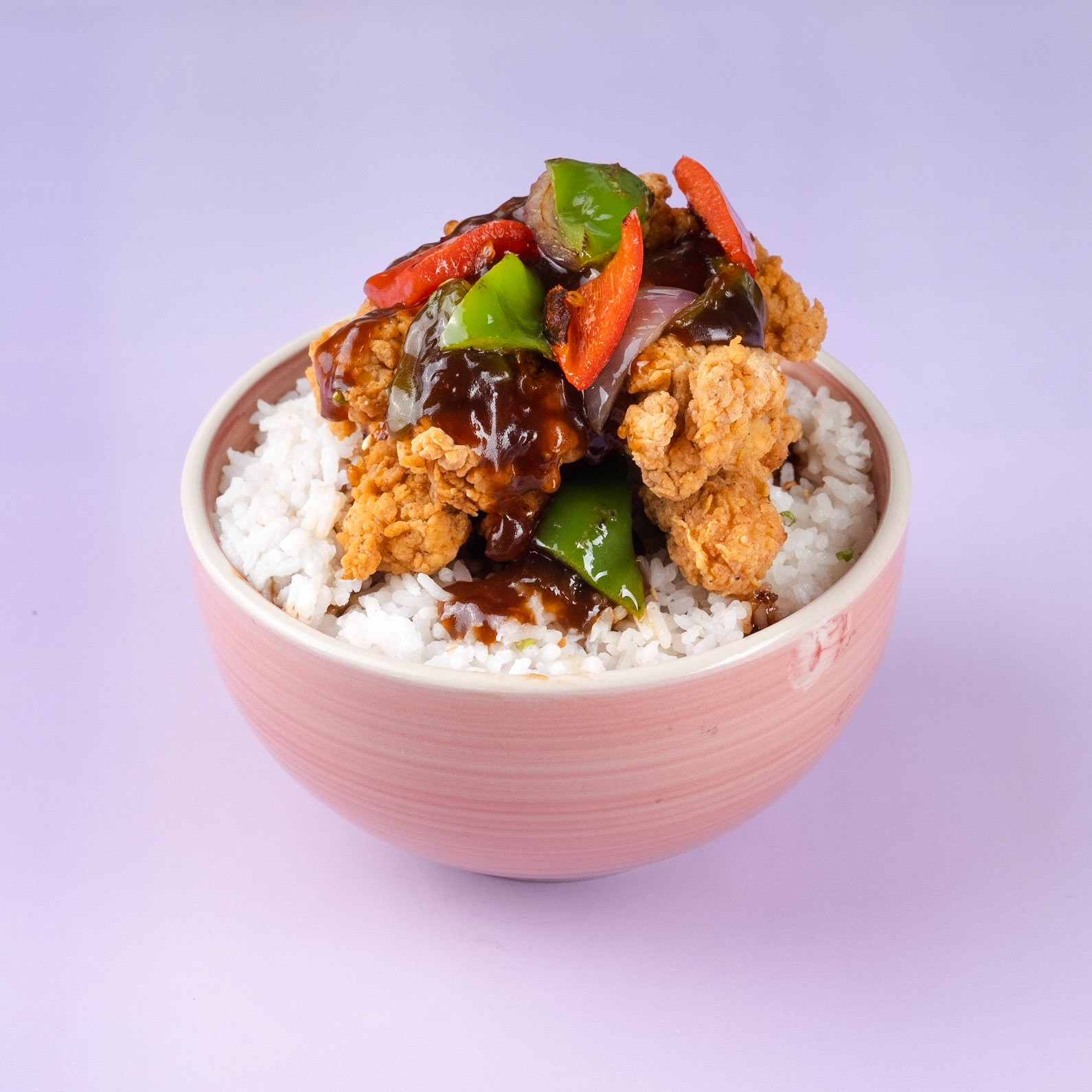 Tangsuyuk aka chinese-influenced sweet 'n sour pork.