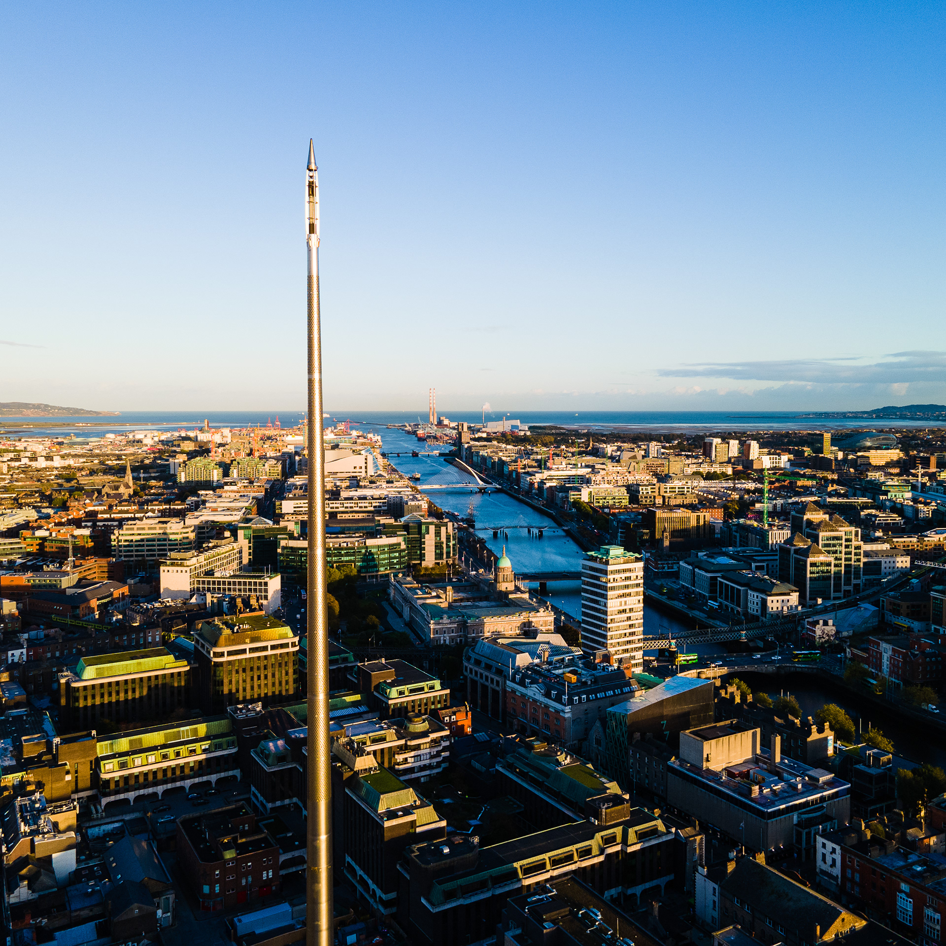 Dublin City skyline, IE