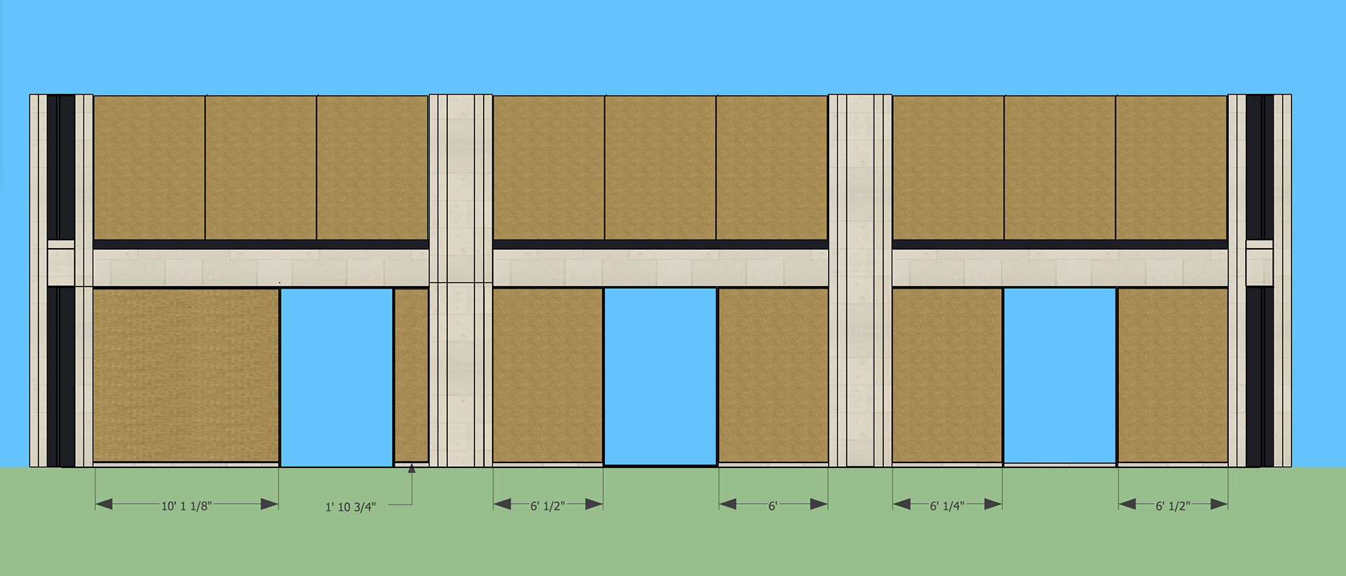 Elevation of Great Hall