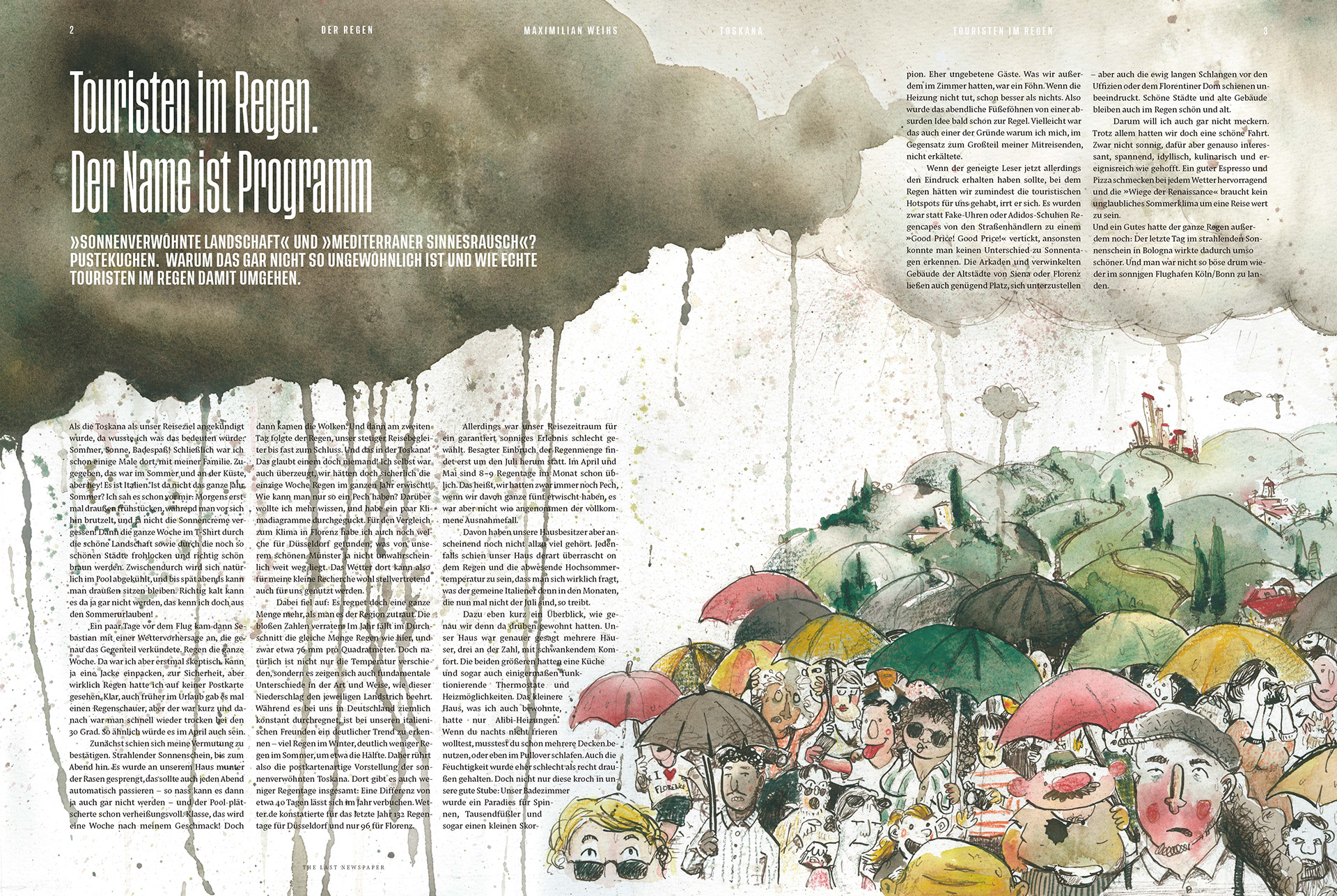 Tourists in the Rain - Editorial (2018)