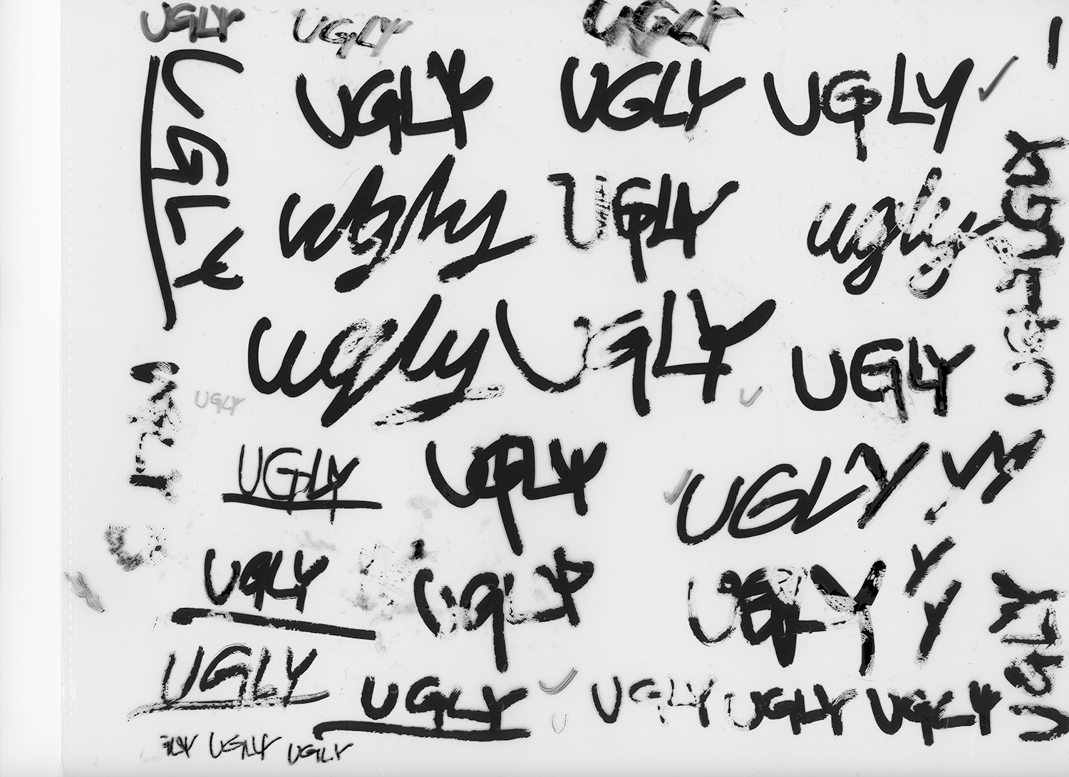 My favorite part of this process; so many ugly's to choose from!