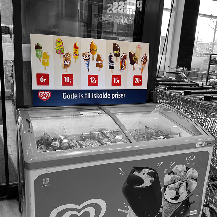 Tilpasset POS materialer for Salling Group