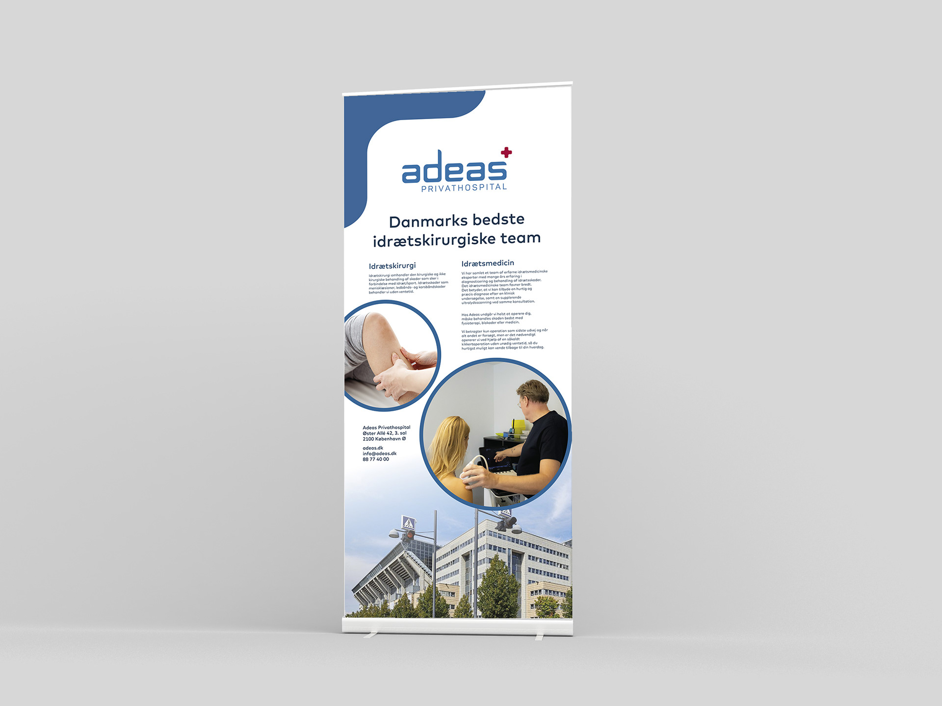 Roll-up til messestand