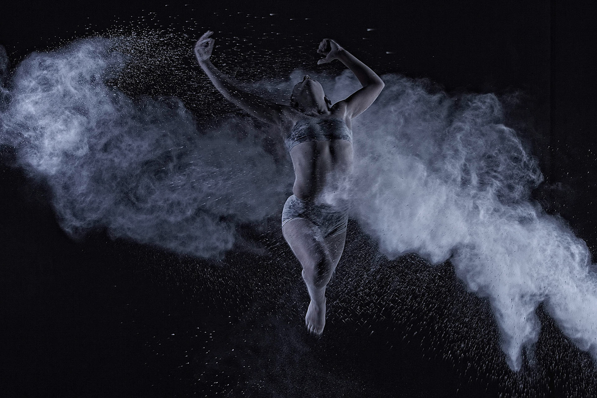 Meelfotografie - Wit poeder - Meel