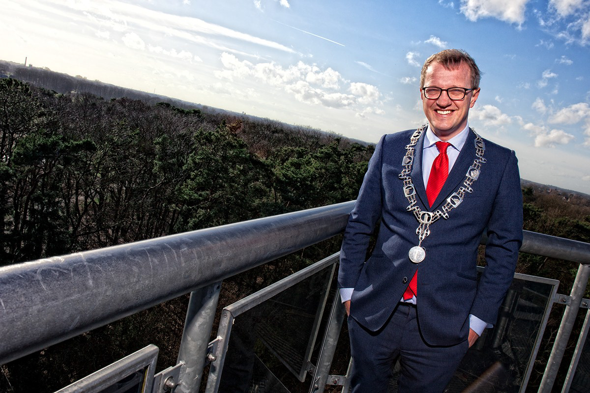 Mayor Michael Sijbom of County of Losser