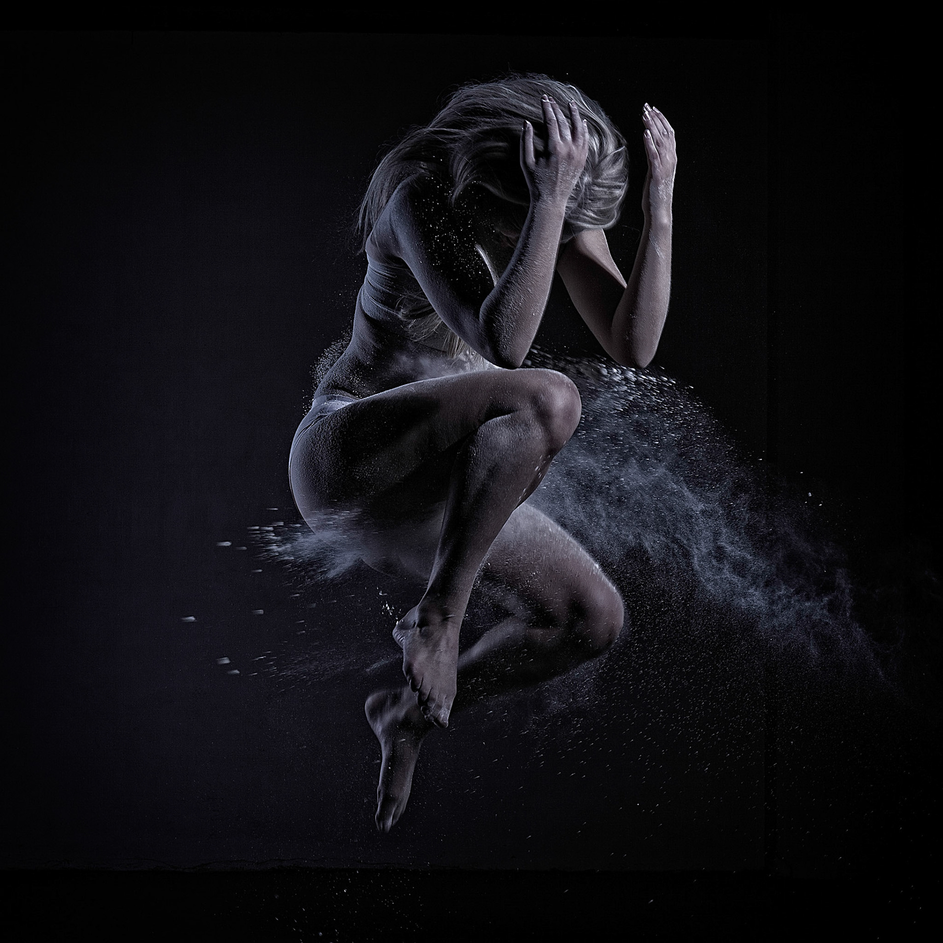 Meelfotografie - Wit poeder - Meel