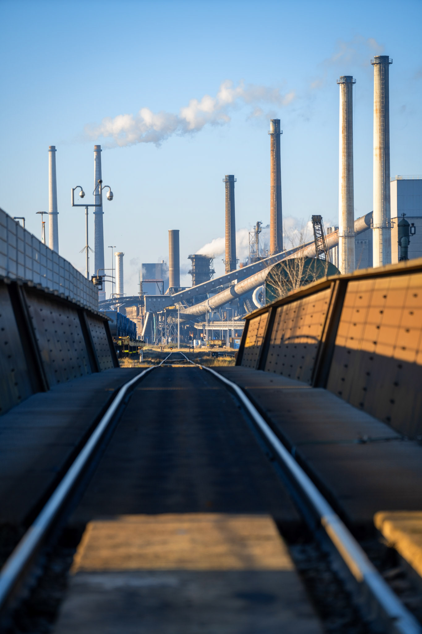 Tata Steel te IJmuiden onder druk door CO2 uitstoot. Forto: Robbert Frank Hagens / HH