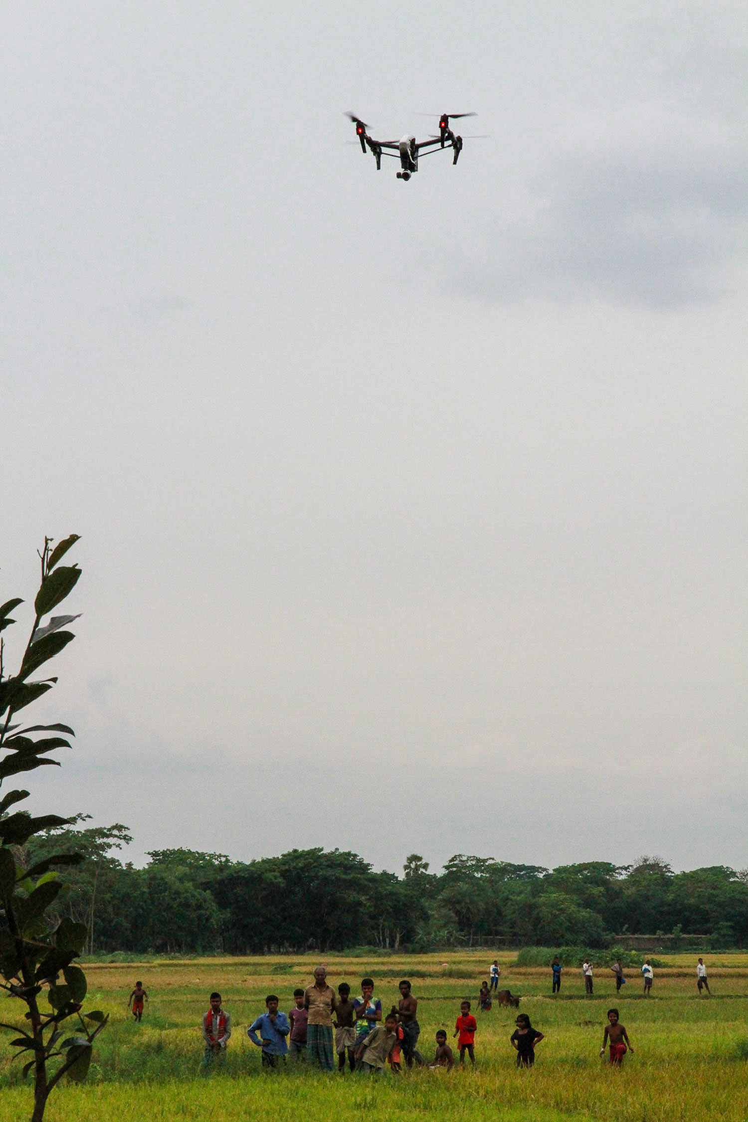 In Bangladesh with the DJI Inspire drone