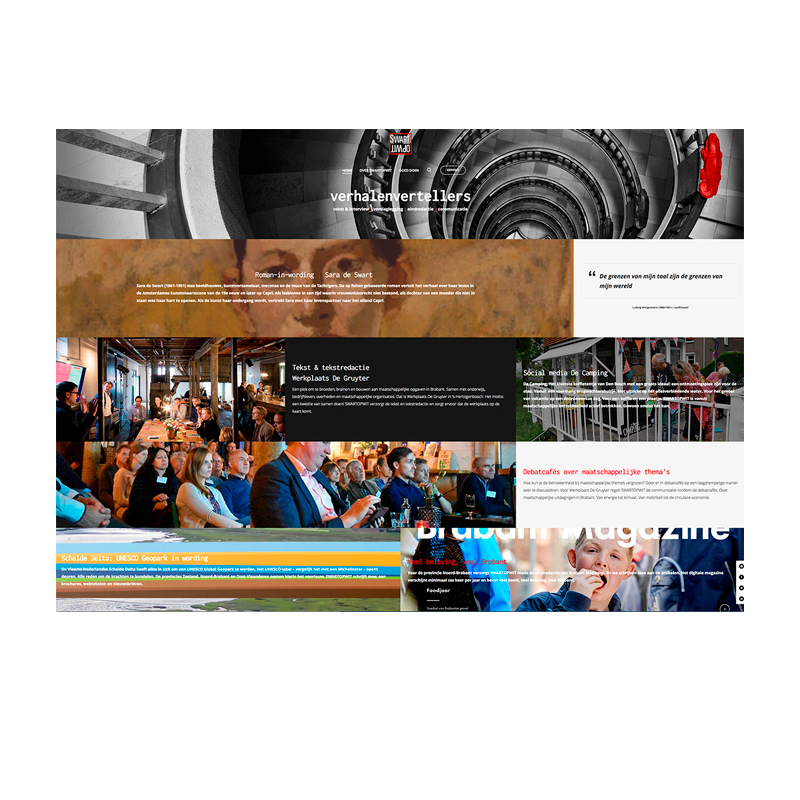 Ontwerp website Swartopwit tekstbureau