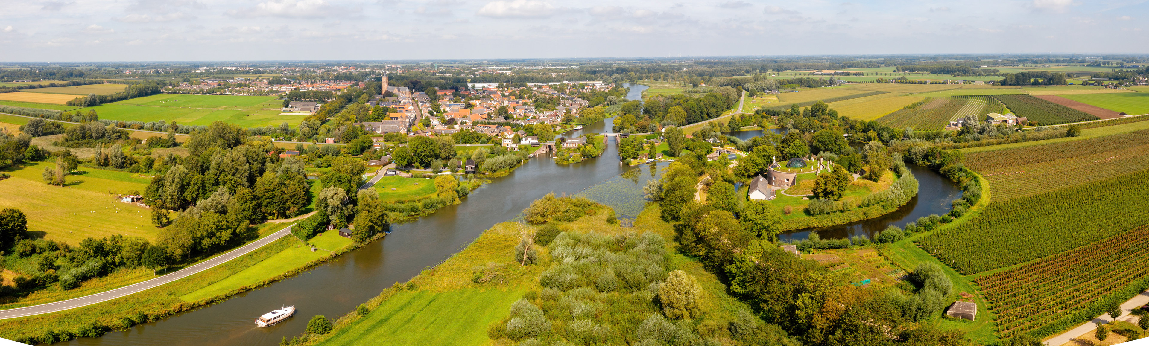 Panorama of Fort Asperen, part of the Dutch Waterline