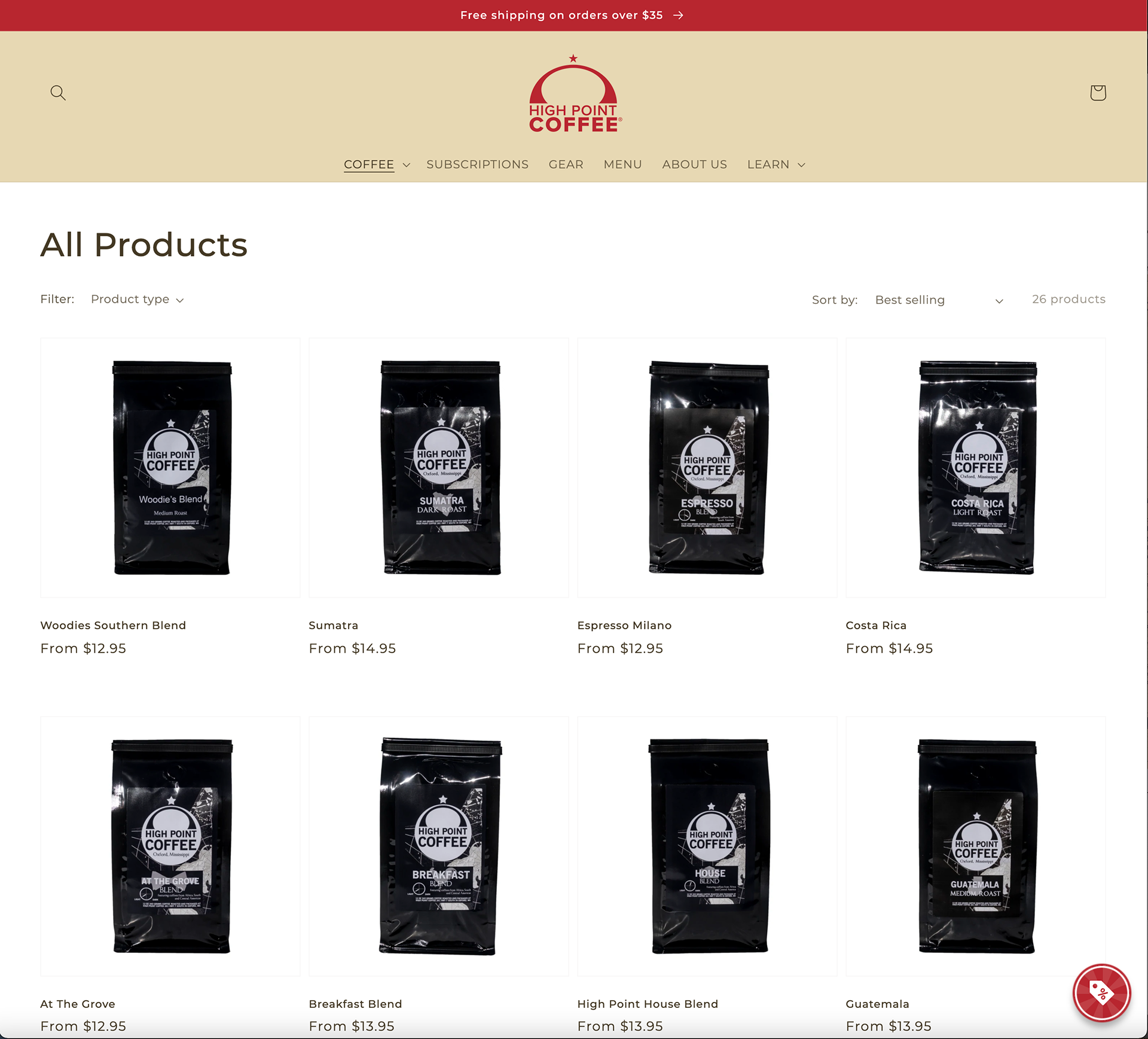 Product Page