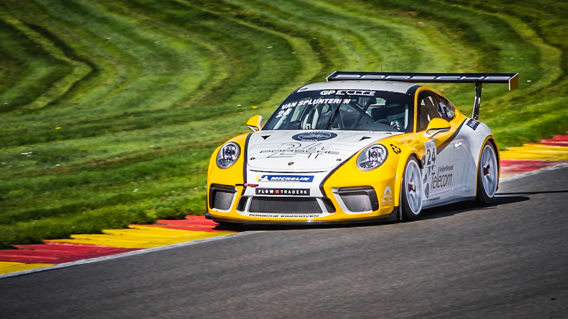 Porsche Van Splunteren op Spa-Francorchamps