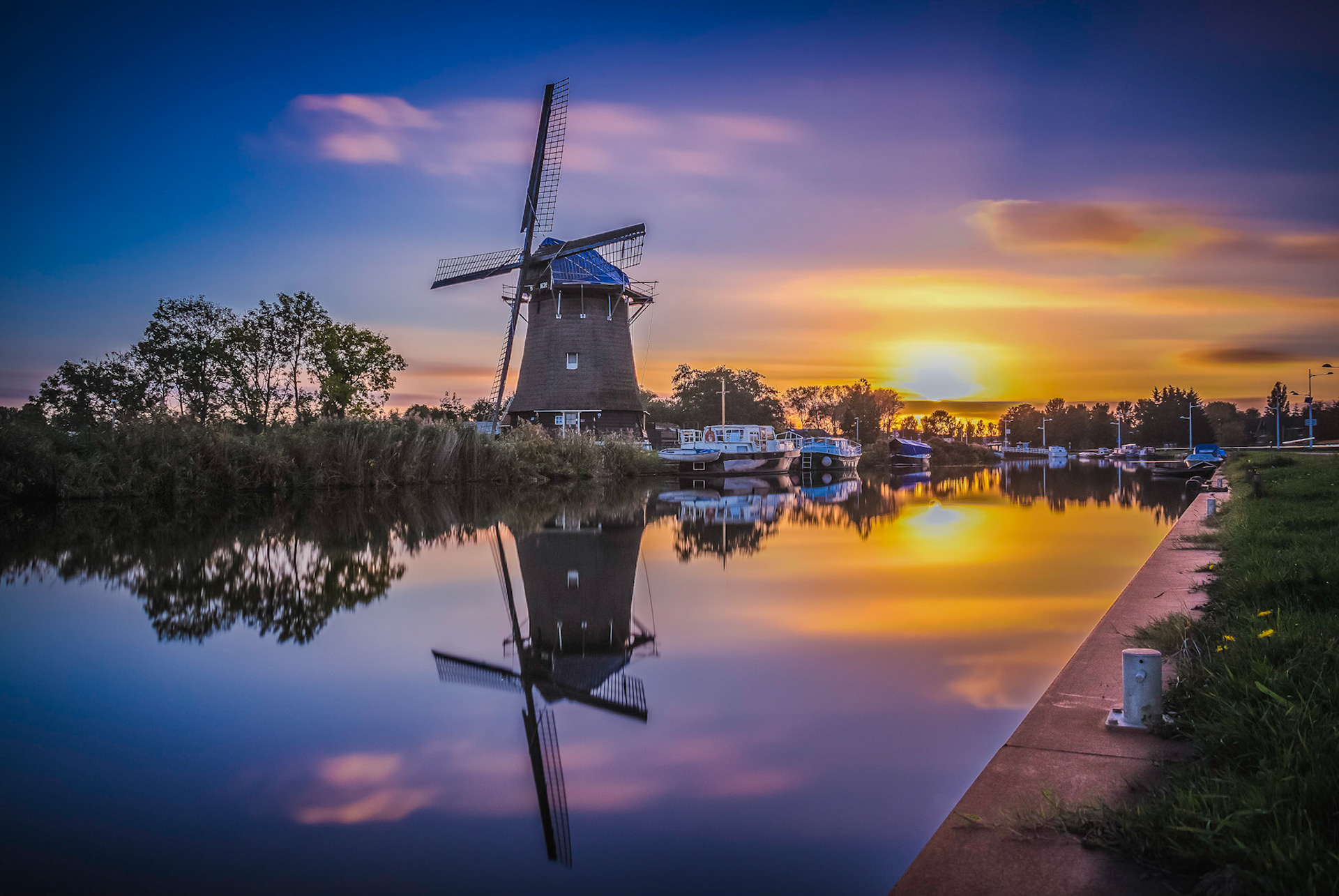 Watermolen bij Alkmaar.