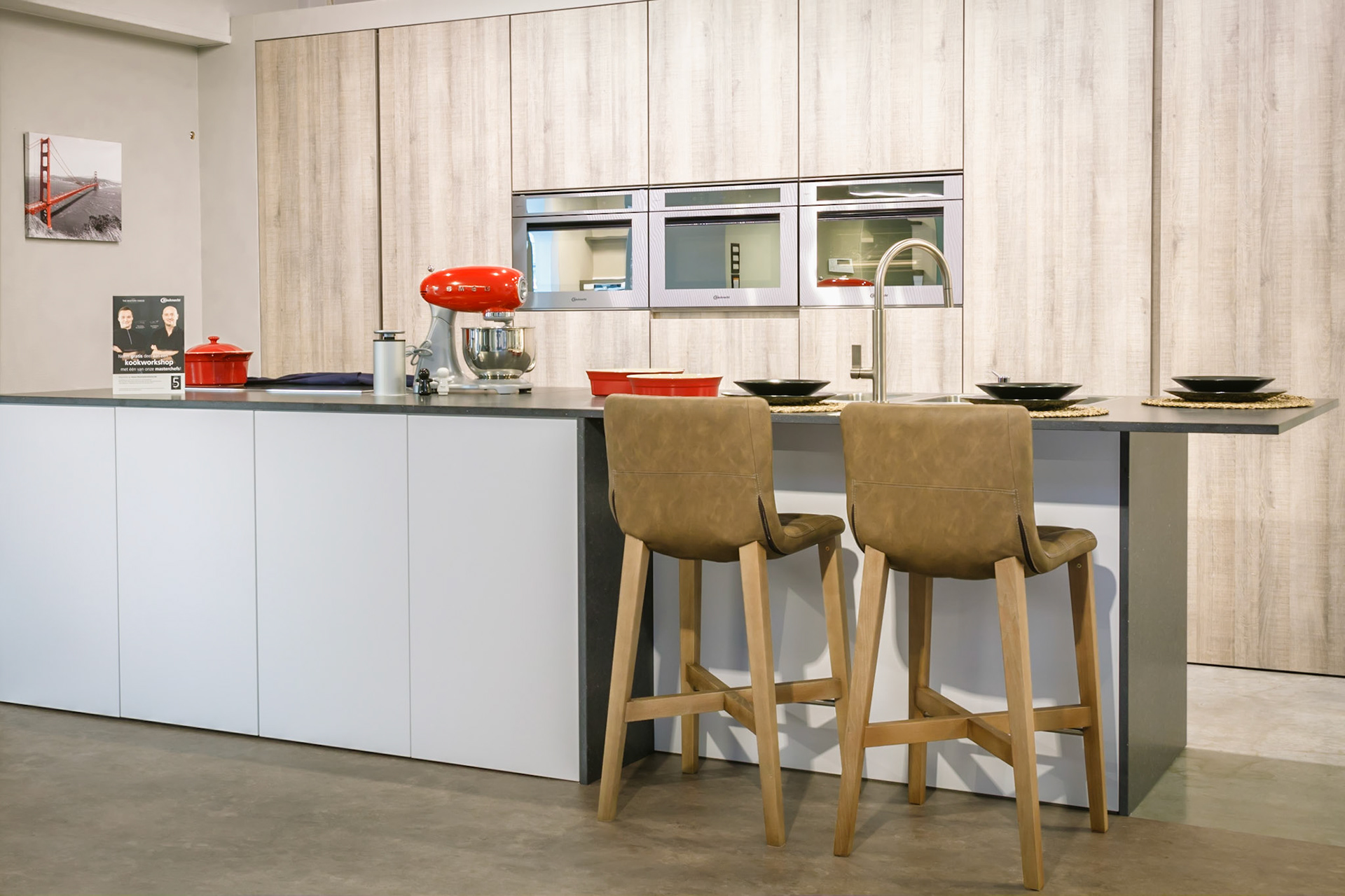 Keuken met kookeiland